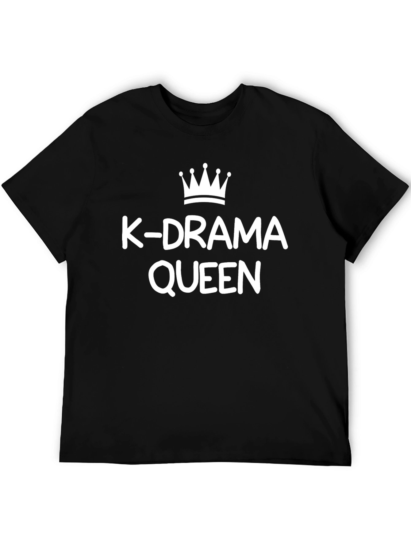 K-Drama Queen Black T-Shirt