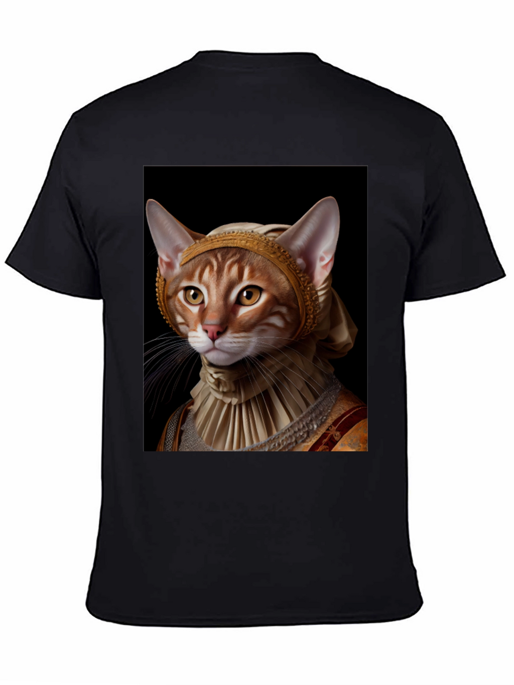 Cat Renaissance Portrait T-Shirt
