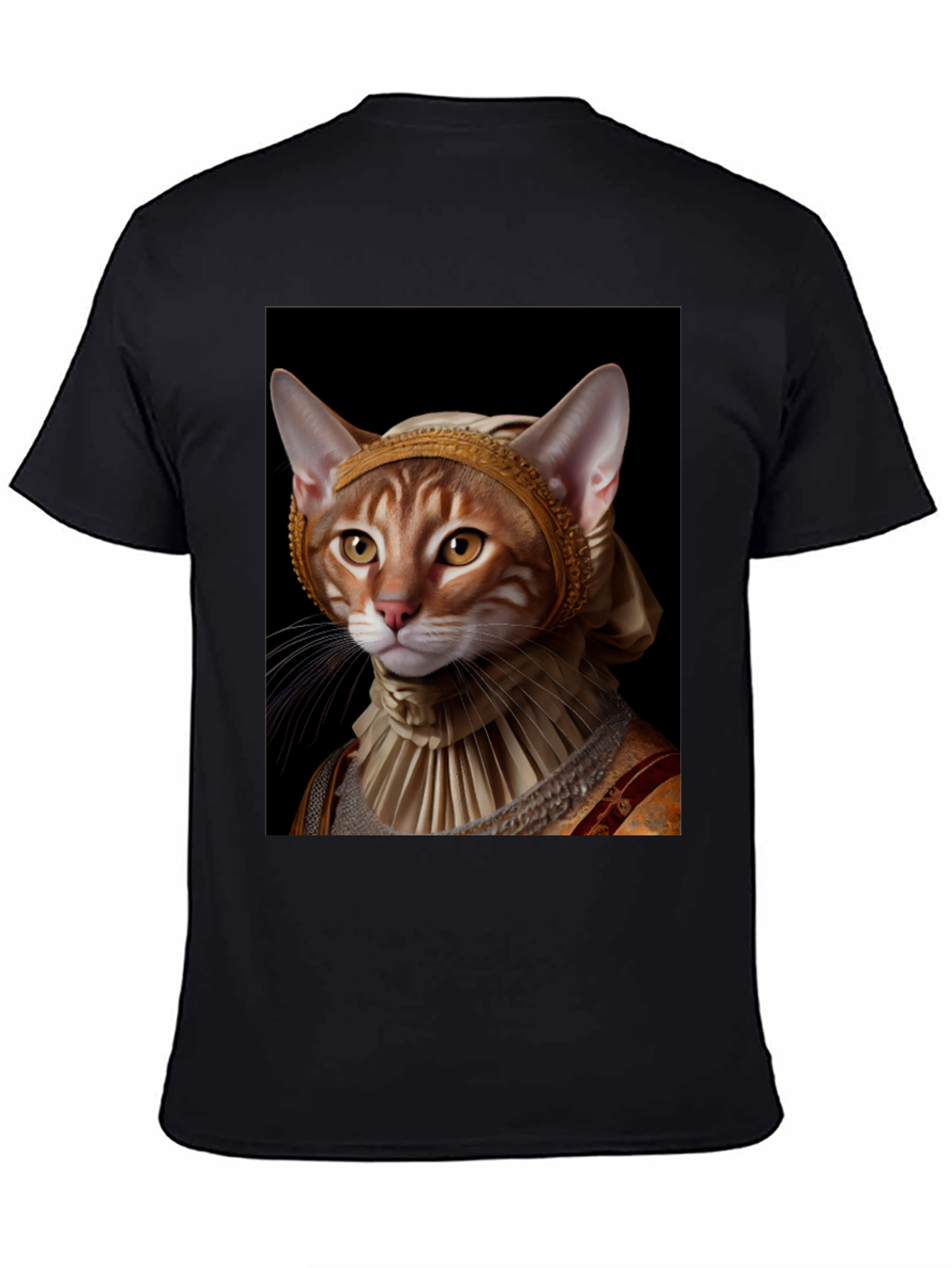 Cat Renaissance Portrait T-Shirt