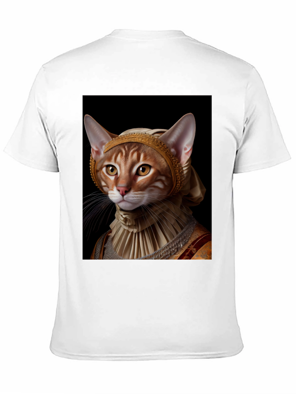 Cat Renaissance Portrait T-Shirt