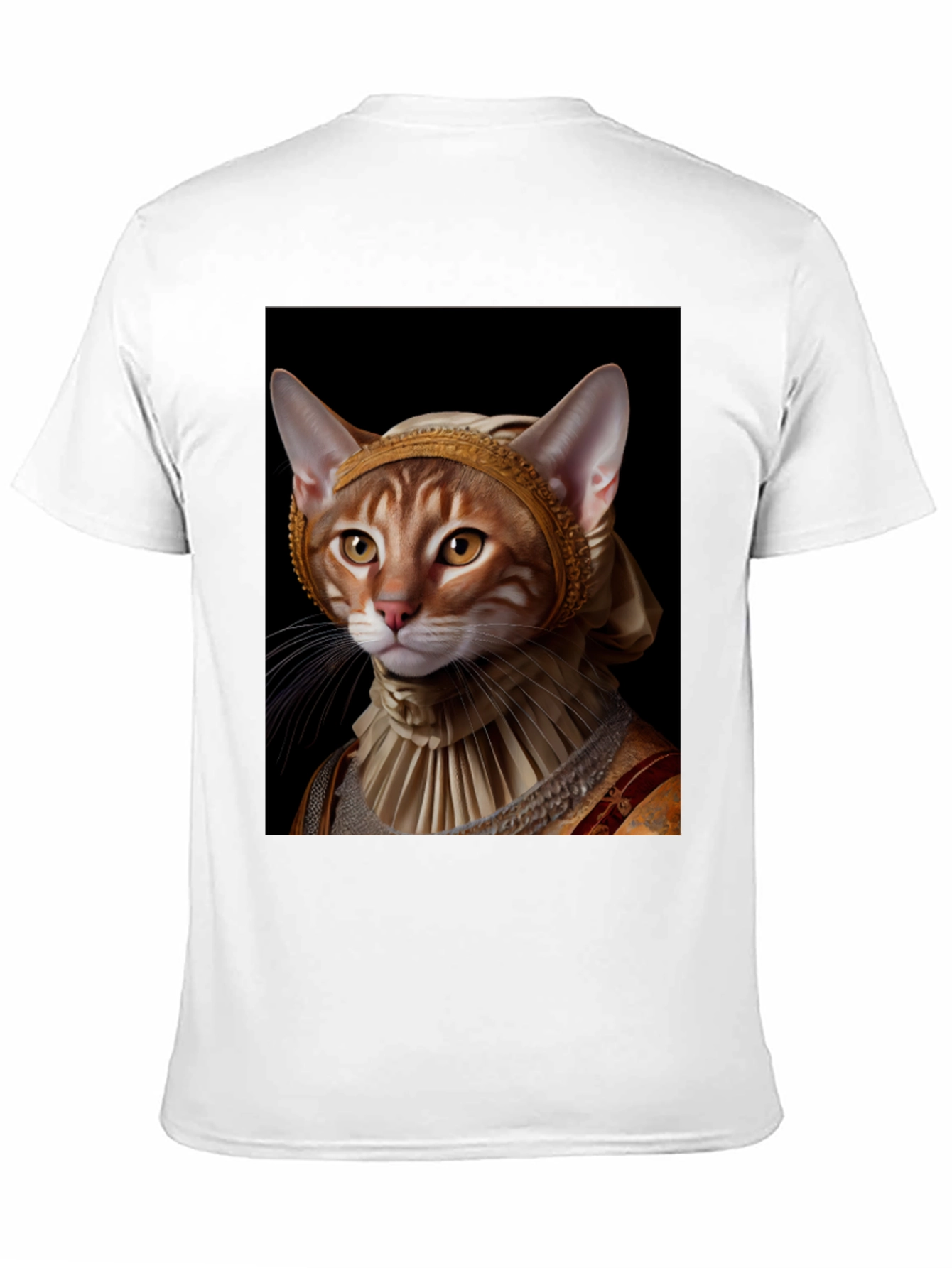 Cat Renaissance Portrait T-Shirt