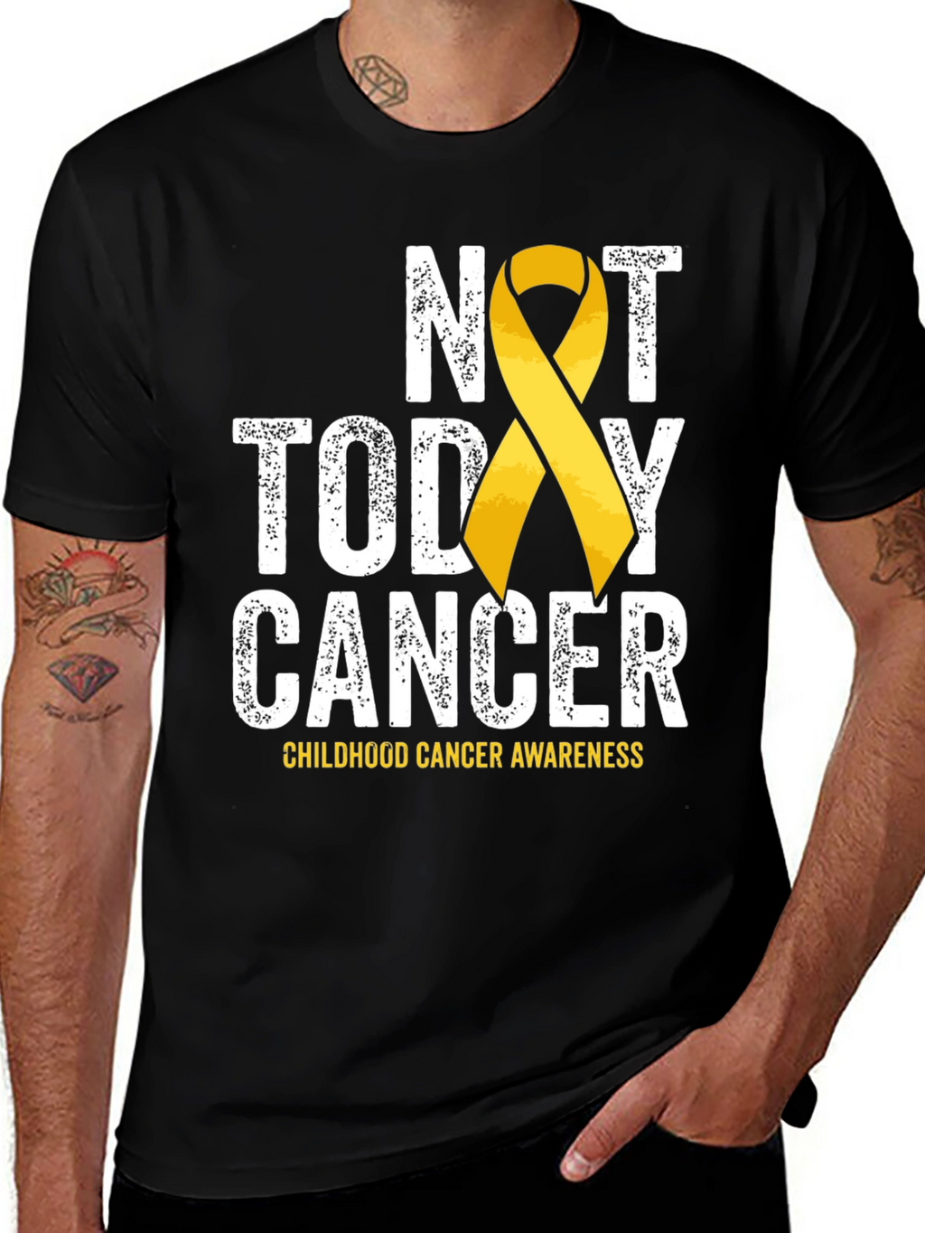 Not Today Cancer Childhood Awareness T-Shirt