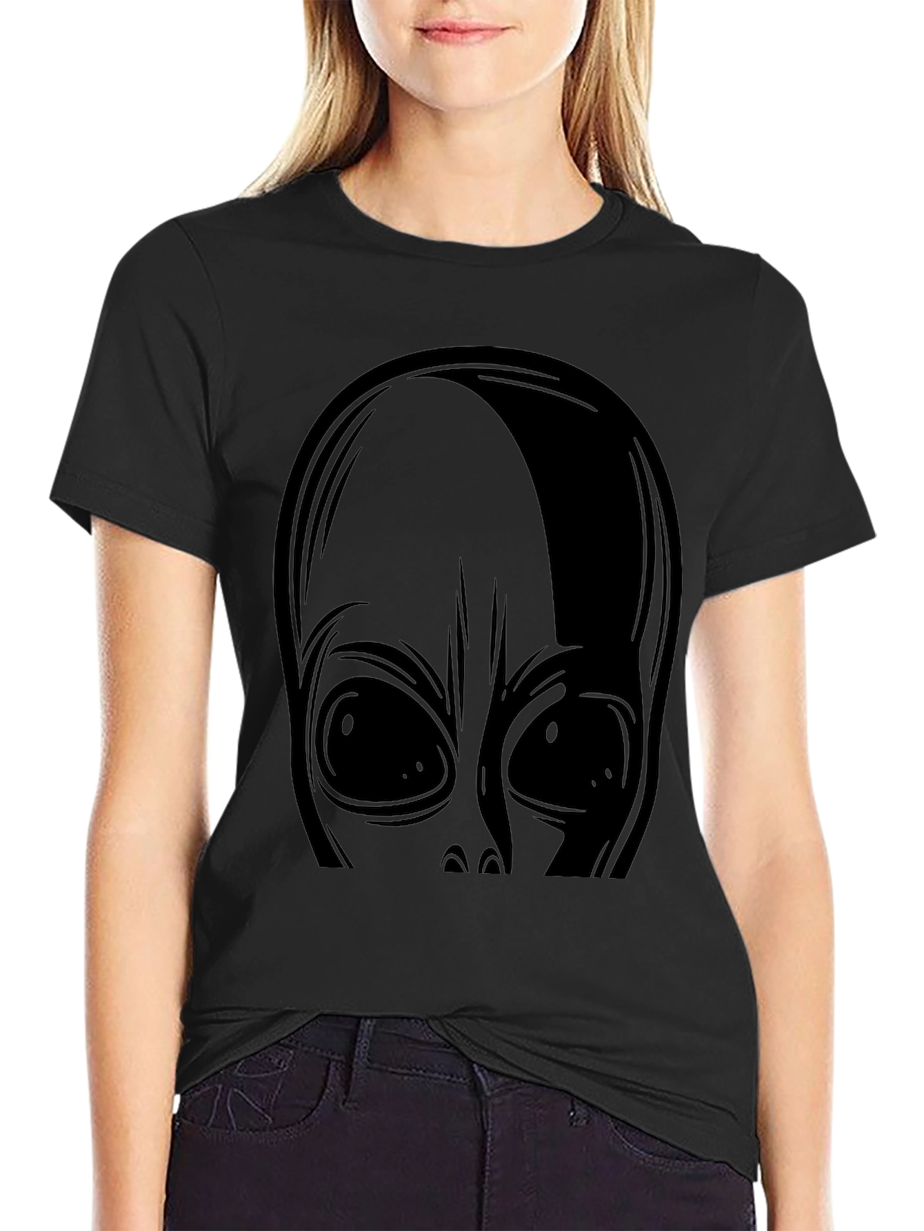 Alien Graphic Tee - Black T-Shirt