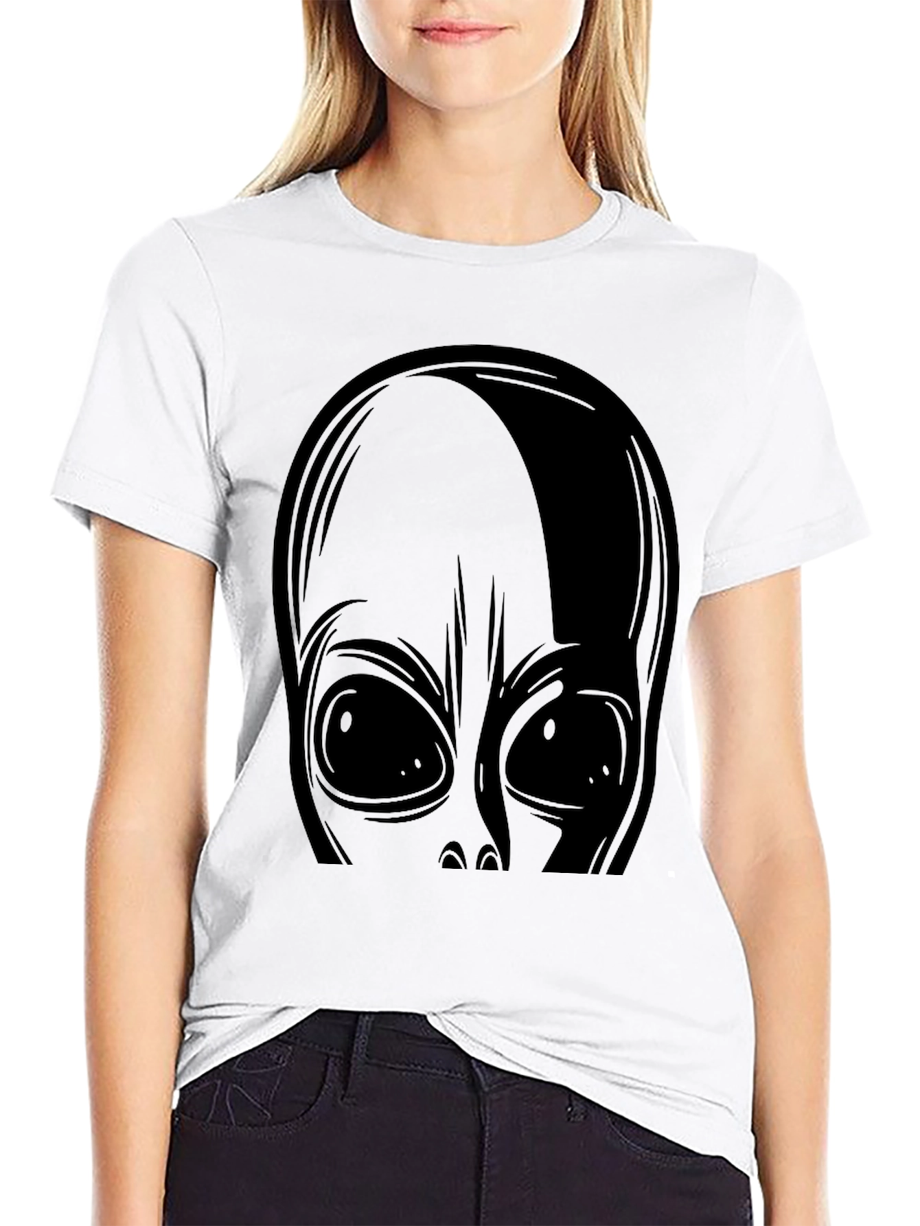 Alien Graphic Tee - Black T-Shirt