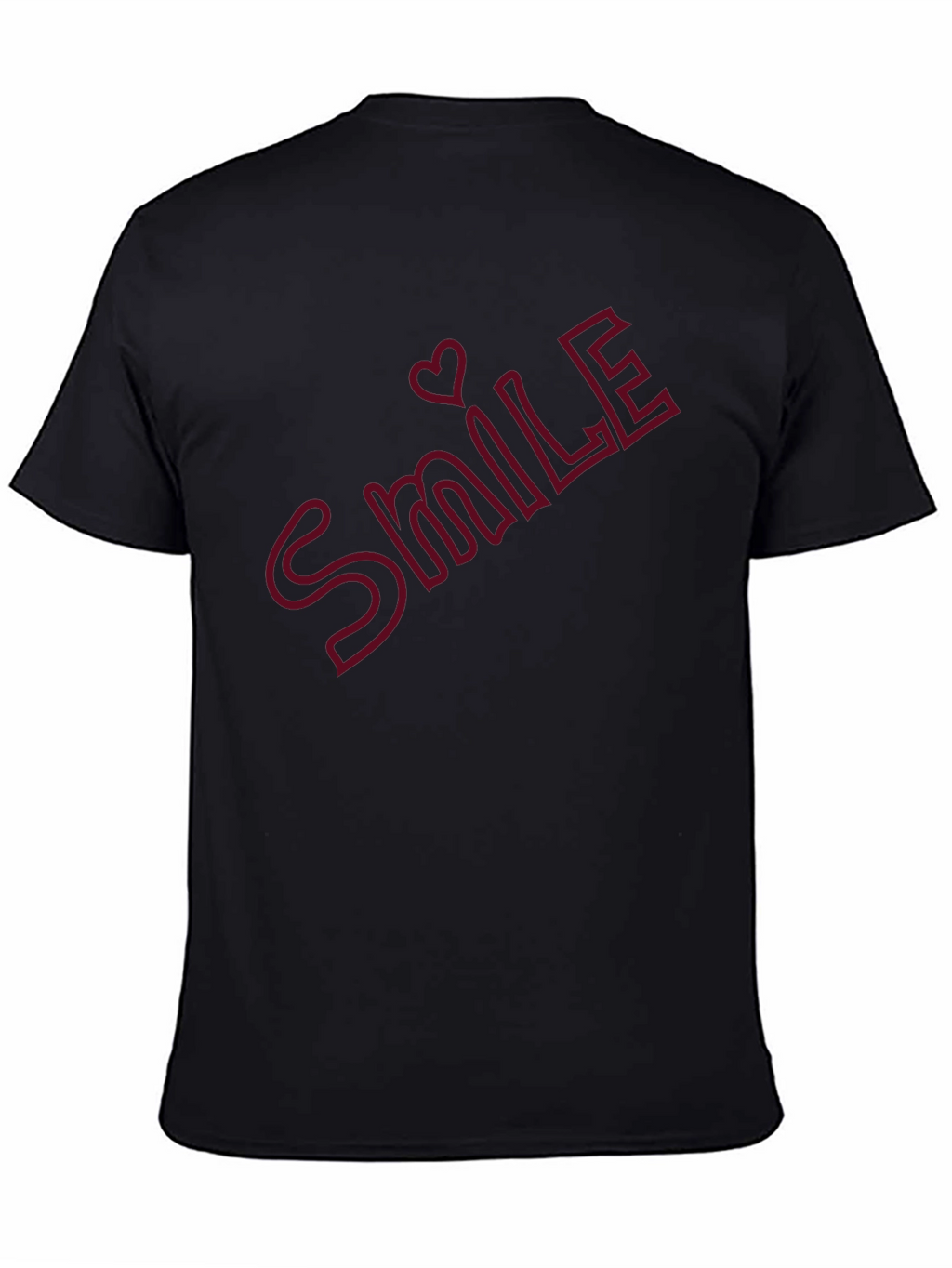 Smile Heart Graphic T-Shirt - Casual Comfort