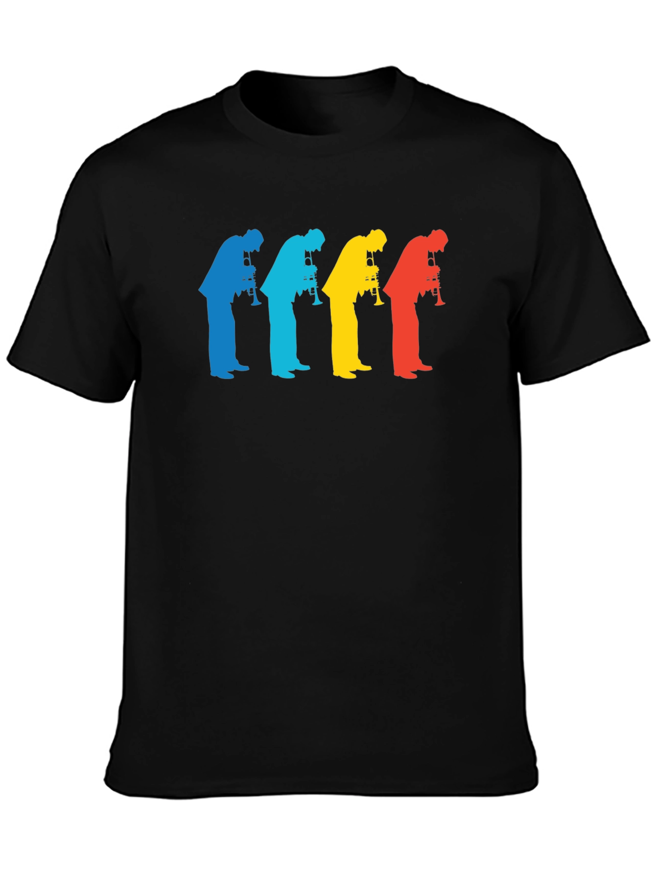 Vintage Style Trumpet Player T-Shirt