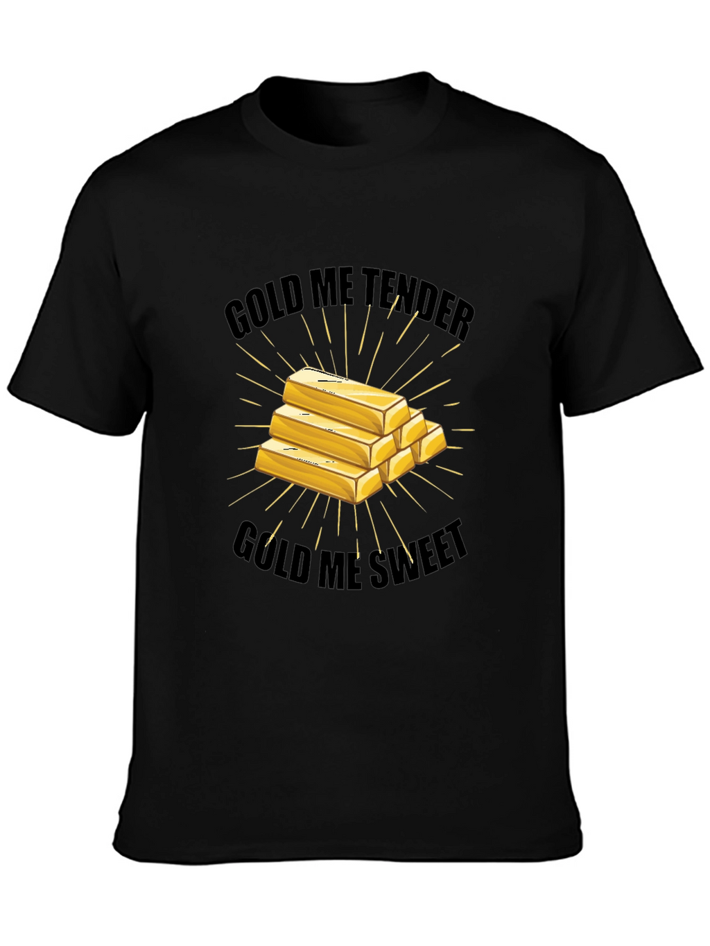 Gold Me Tender Tee - Sweet Gold Ingot Design