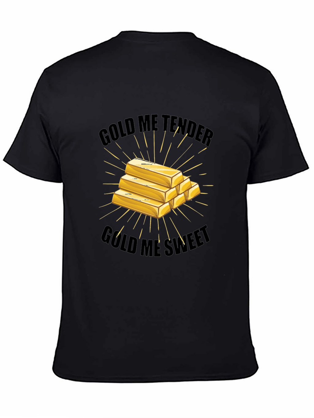 Gold Me Tender Tee - Sweet Gold Ingot Design