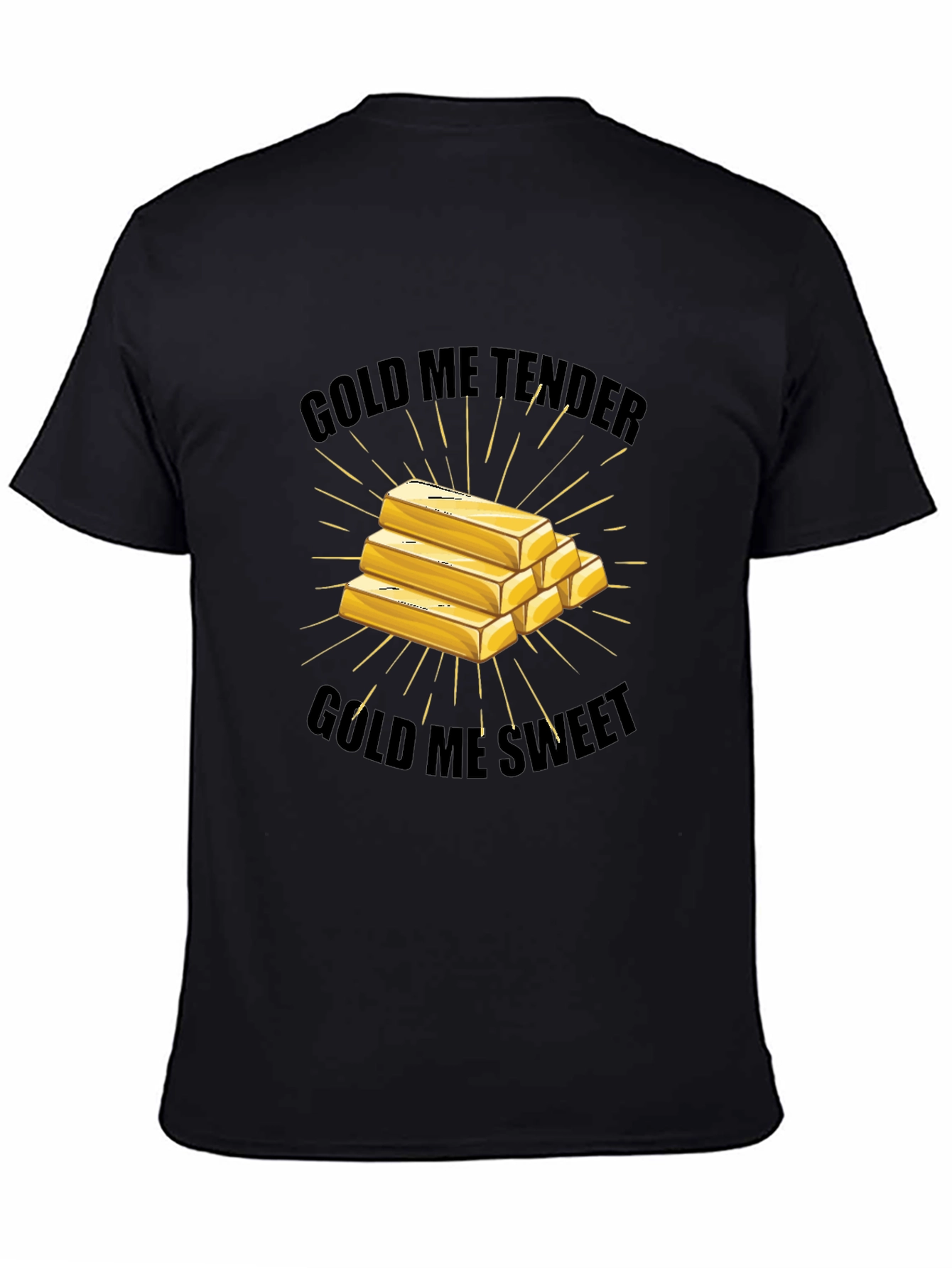 Gold Me Tender Tee - Sweet Gold Ingot Design