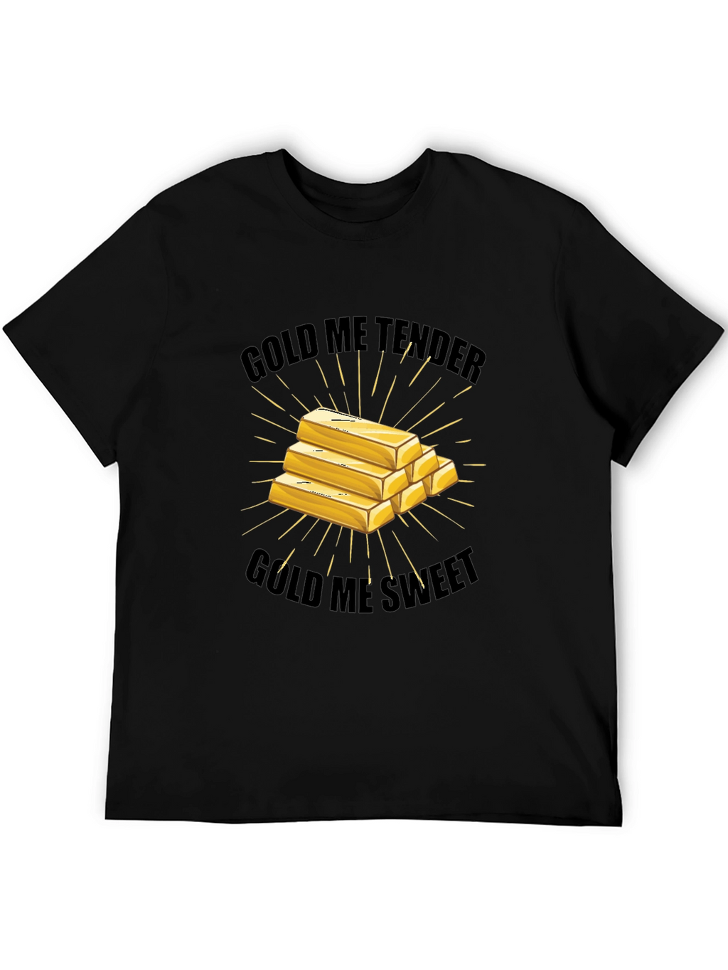 Gold Me Tender Tee - Sweet Gold Ingot Design