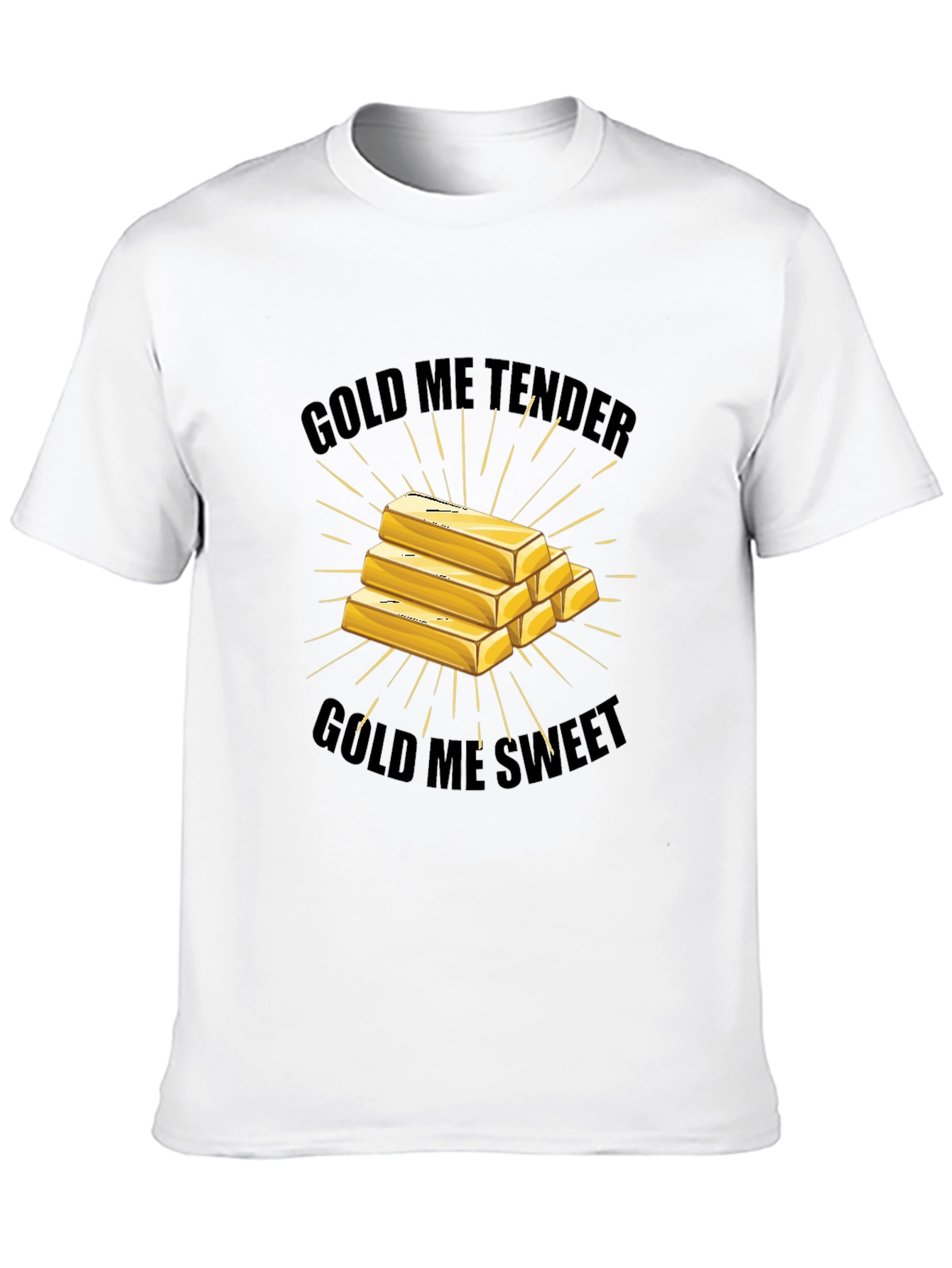 Gold Me Tender Tee - Sweet Gold Ingot Design