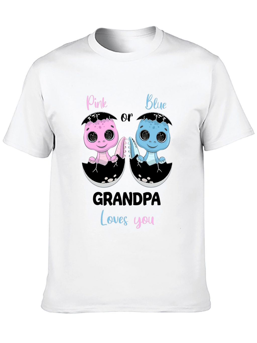 Grandpa Loves You Gender Reveal T-Shirt