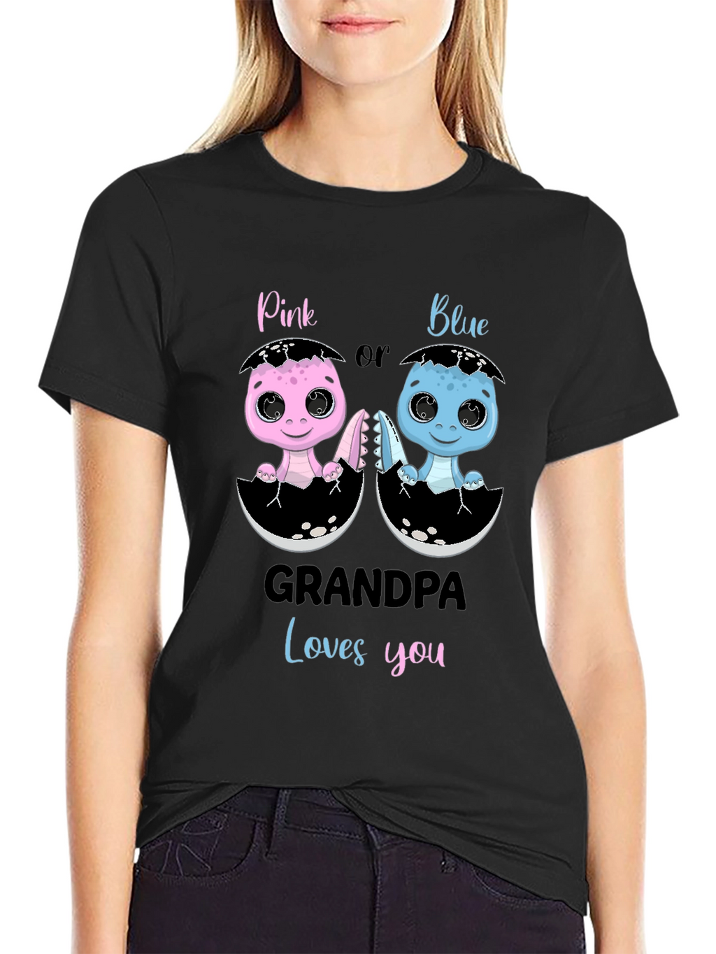 Grandpa Loves You Gender Reveal T-Shirt
