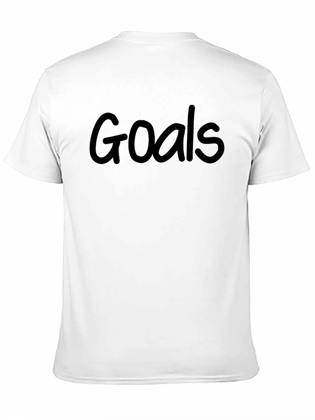 Goals Black Graphic T-Shirt