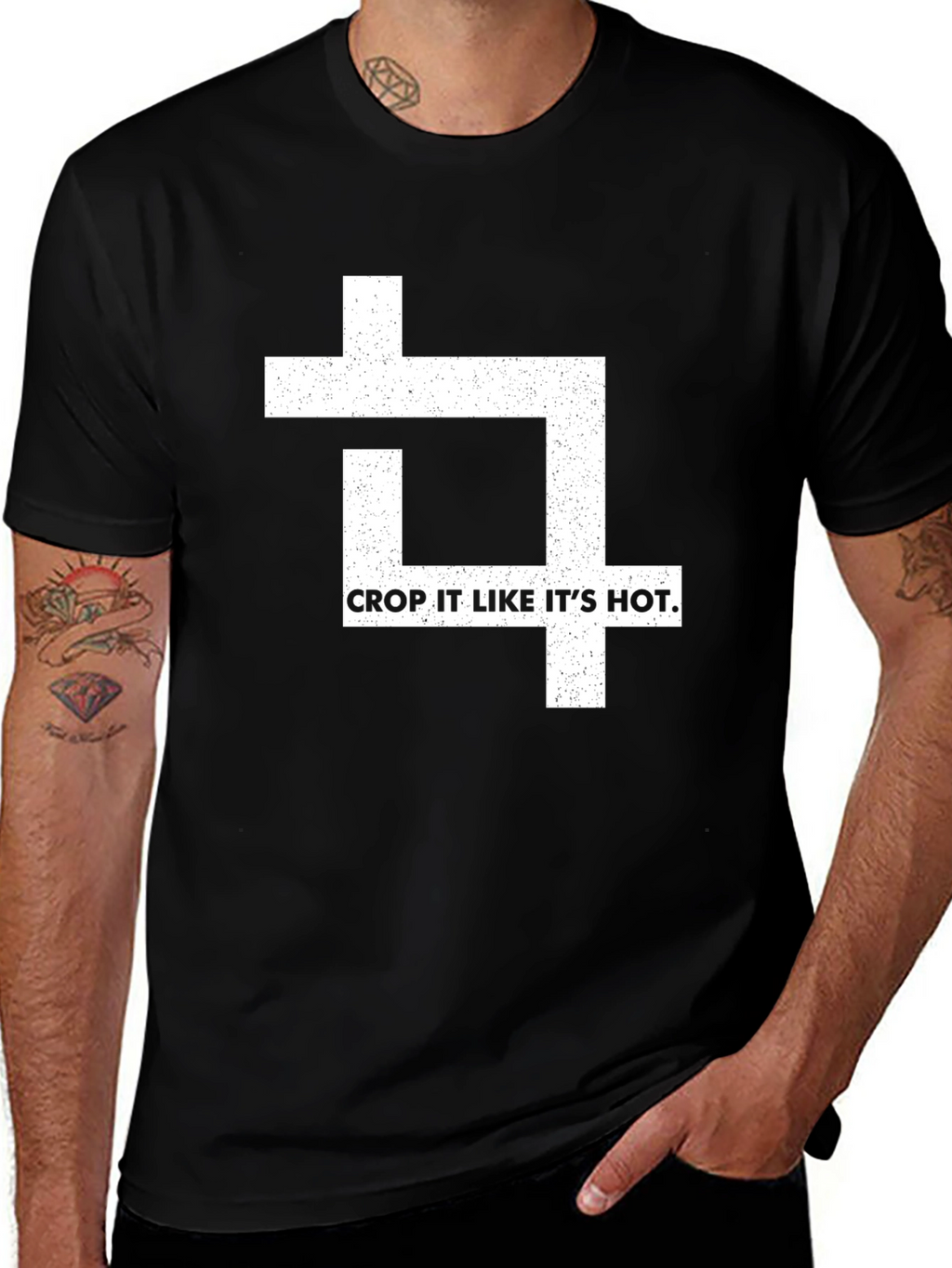 Crop It Like Its Hot T-Shirt - Graphic Tee