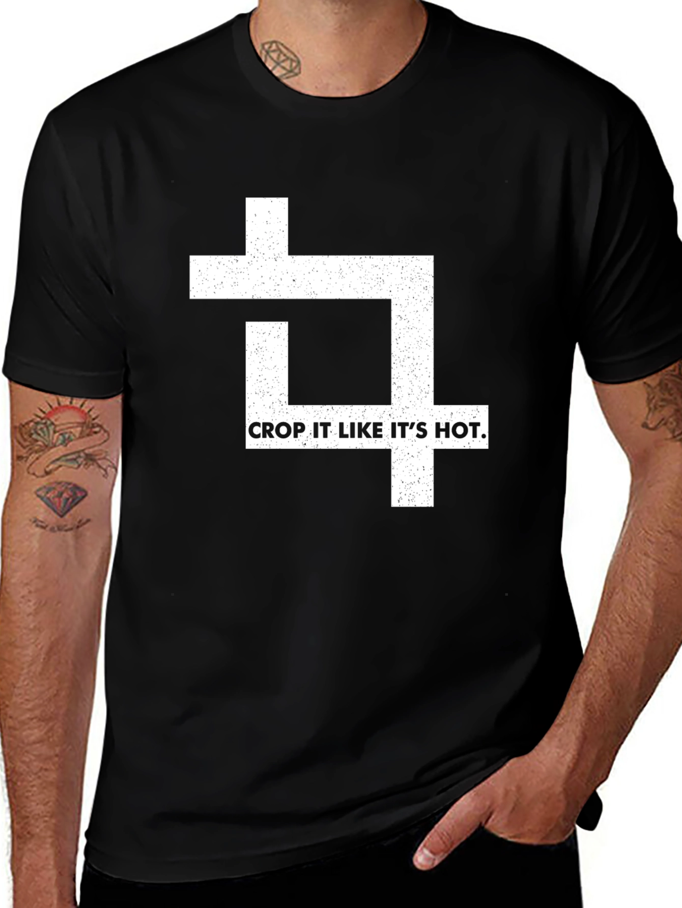 Crop It Like Its Hot T-Shirt - Graphic Tee