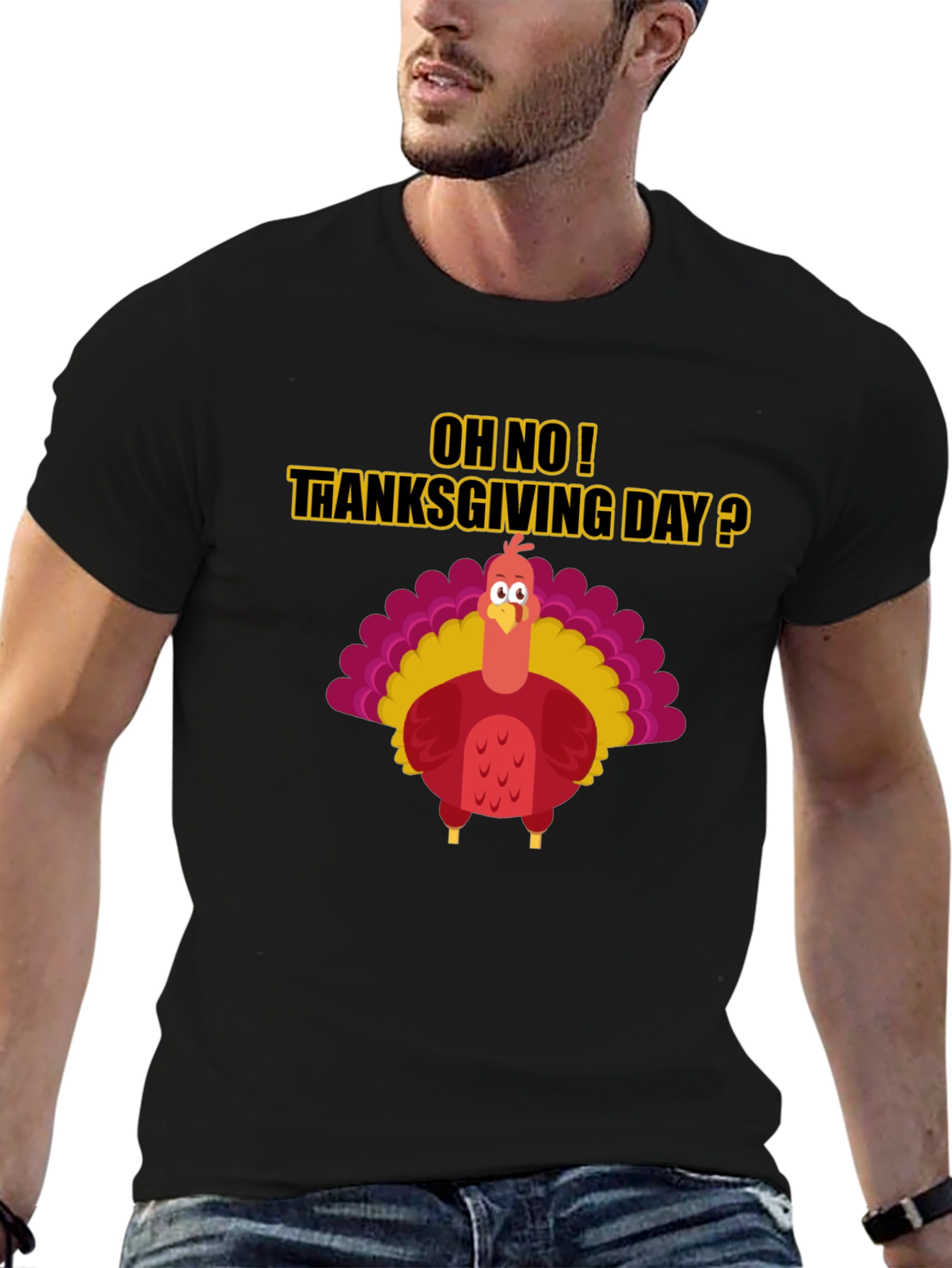 Thanksgiving Turkey Humor Graphic Tee