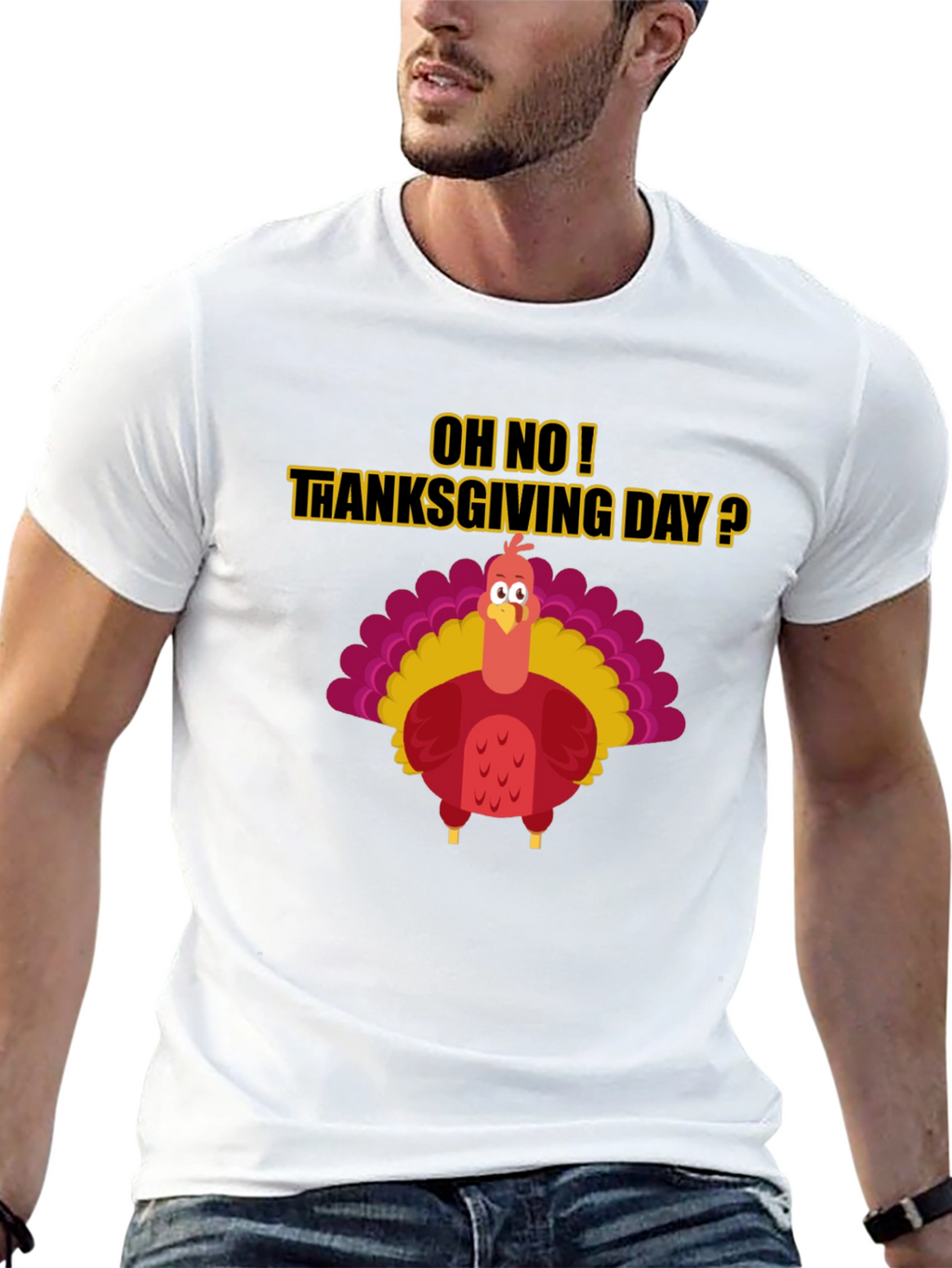 Thanksgiving Turkey Humor Graphic Tee