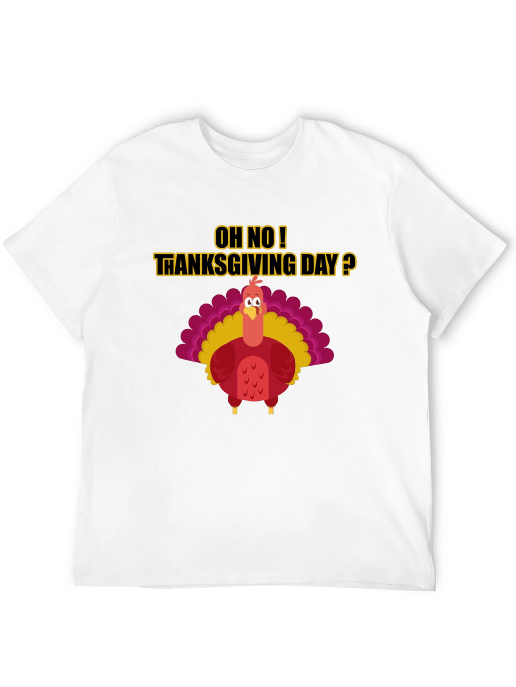Thanksgiving Turkey Humor Graphic Tee
