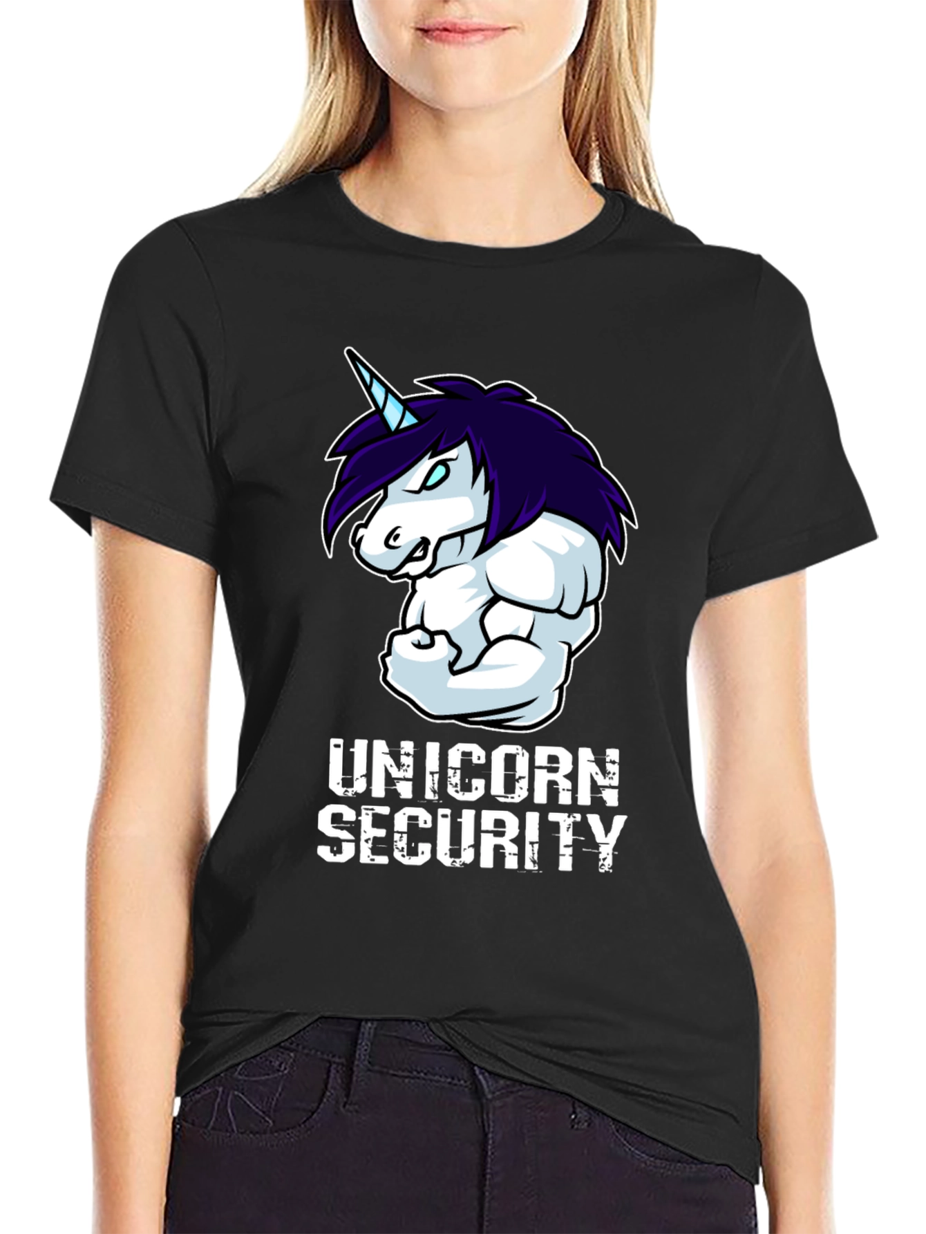 Unicorn Security Graphic T-Shirt