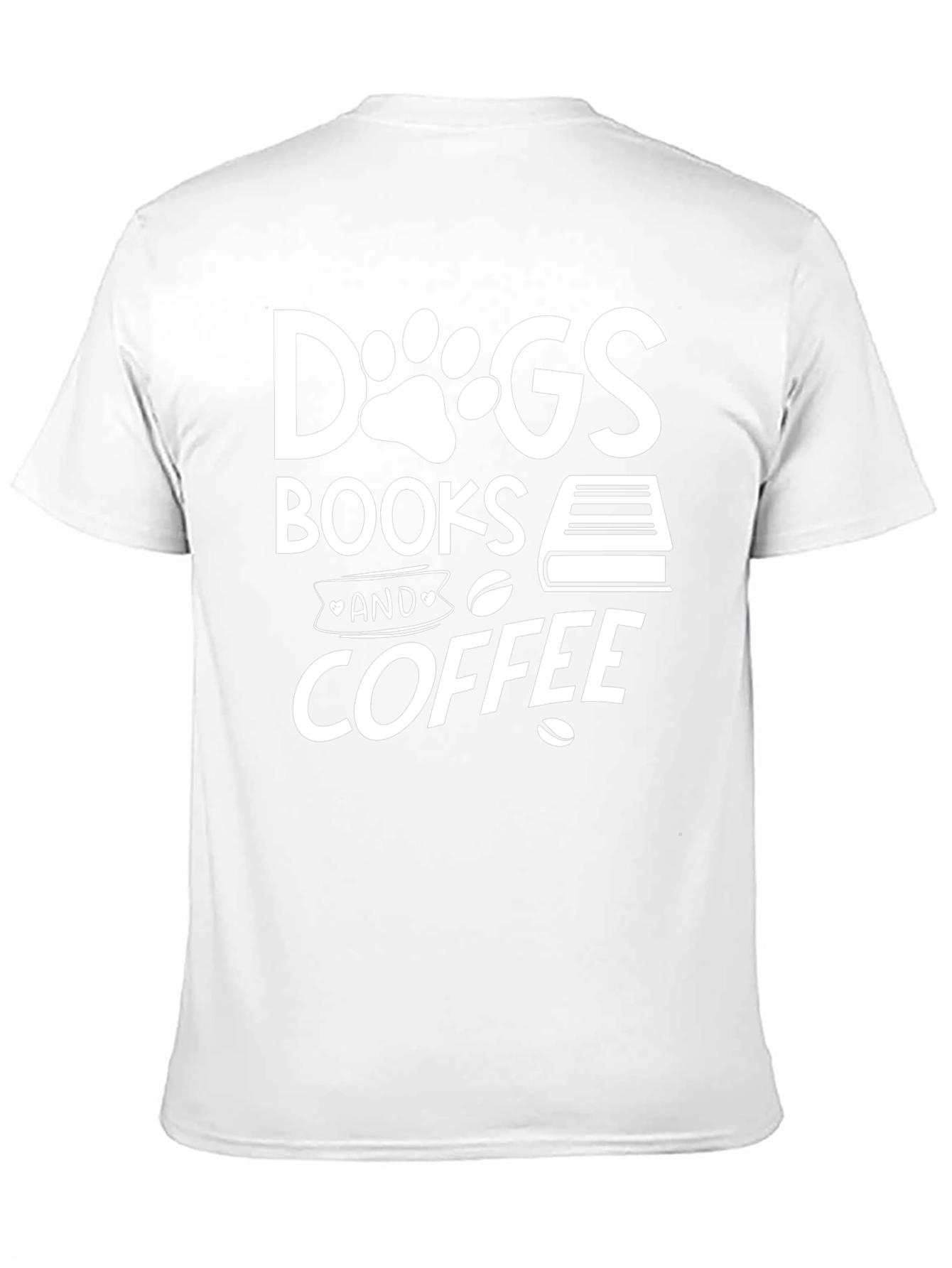 Dogs Books Coffee T-Shirt