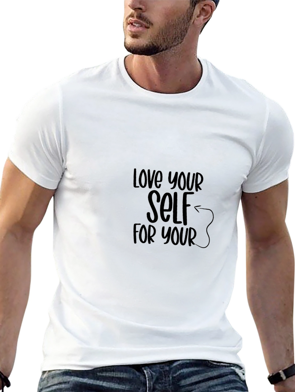 Love Yourself Black Tee - Unisex