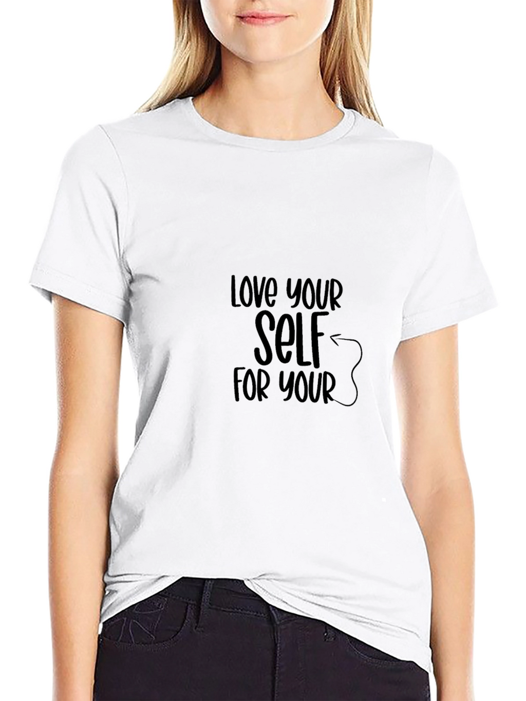Love Yourself Black Tee - Unisex