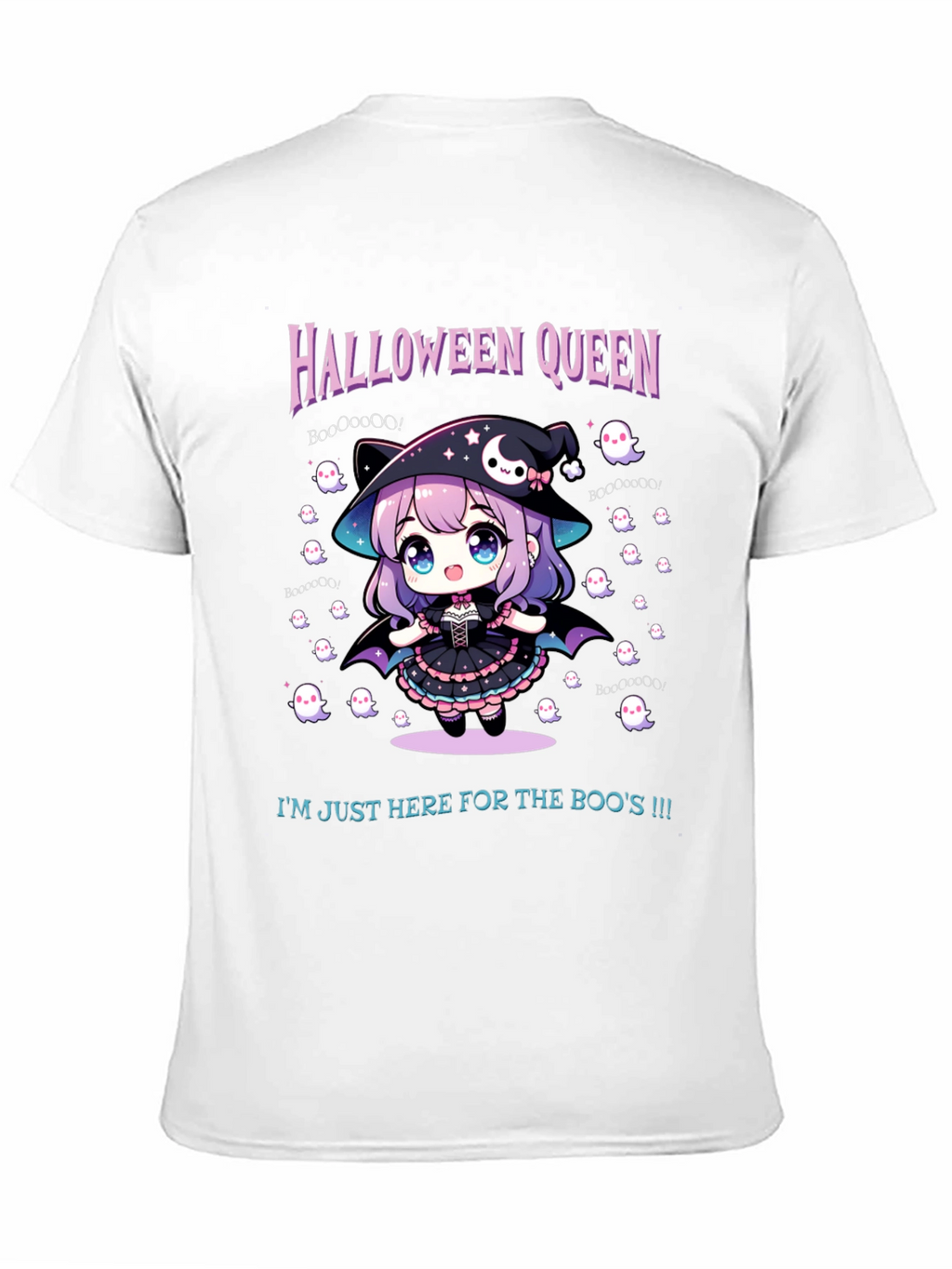 Halloween Queen Tee - Cute Anime Witch