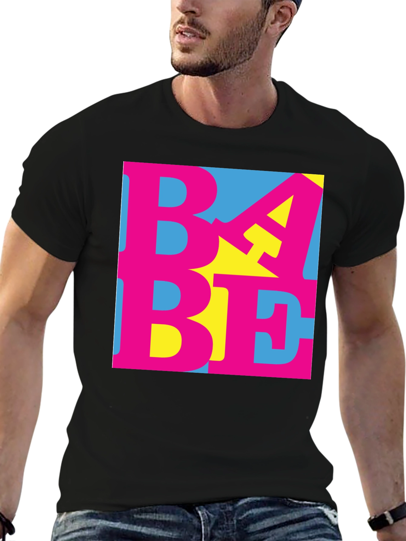 BA BE Graphic Tee - Bold Retro Design
