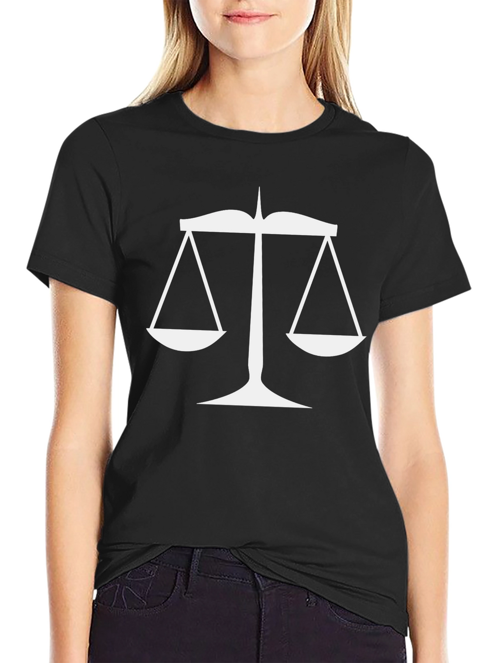 Scales of Justice Graphic Tee - Black Unisex Shirt