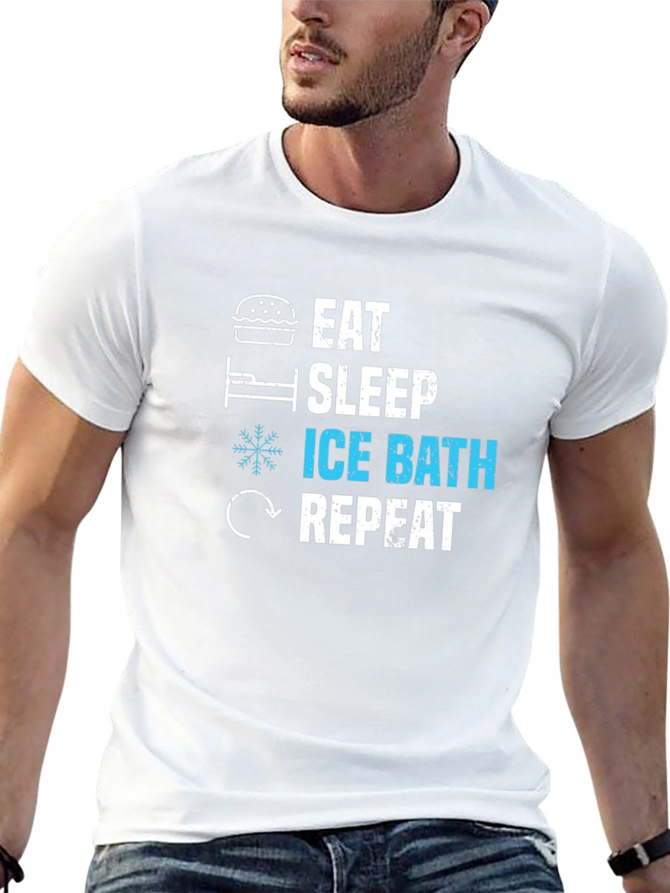 Eat Sleep Ice Bath Repeat T-Shirt