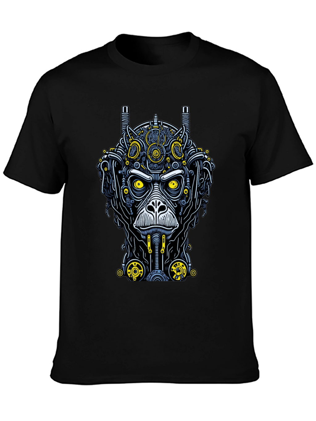 Steampunk Monkey Graphic Tee - Unique Design