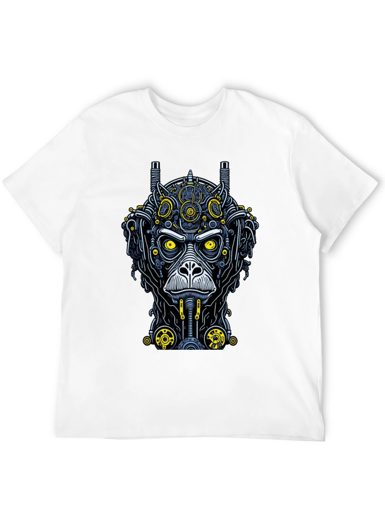 Steampunk Monkey Graphic Tee - Unique Design