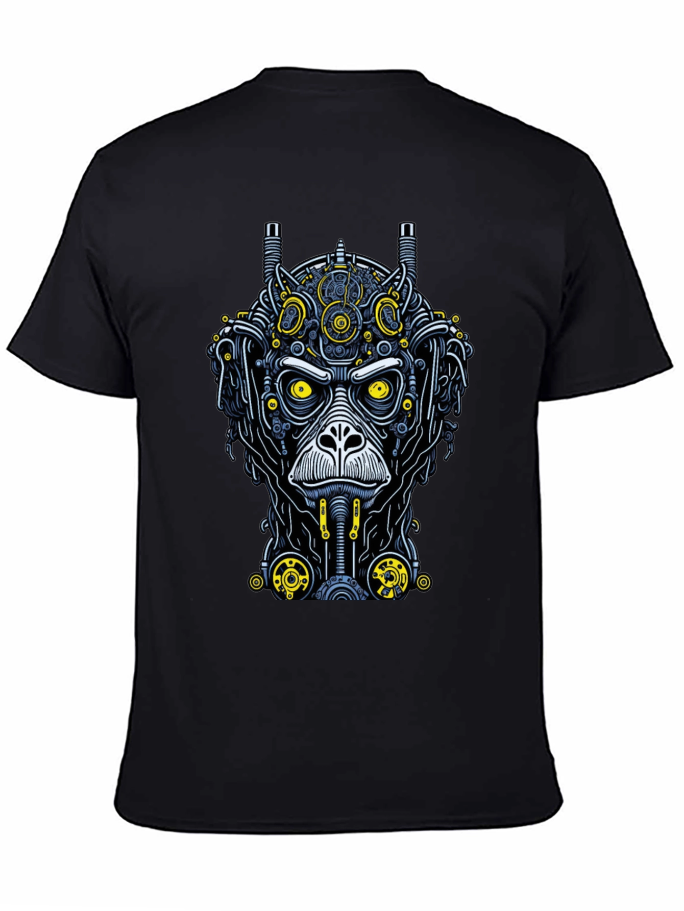 Steampunk Monkey Graphic Tee - Unique Design