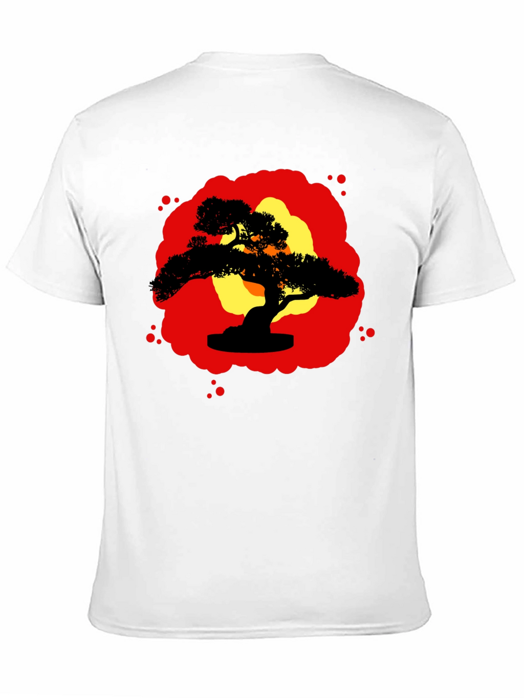 Bonsai Silhouette Graphic Tee - Zen Style Shirt