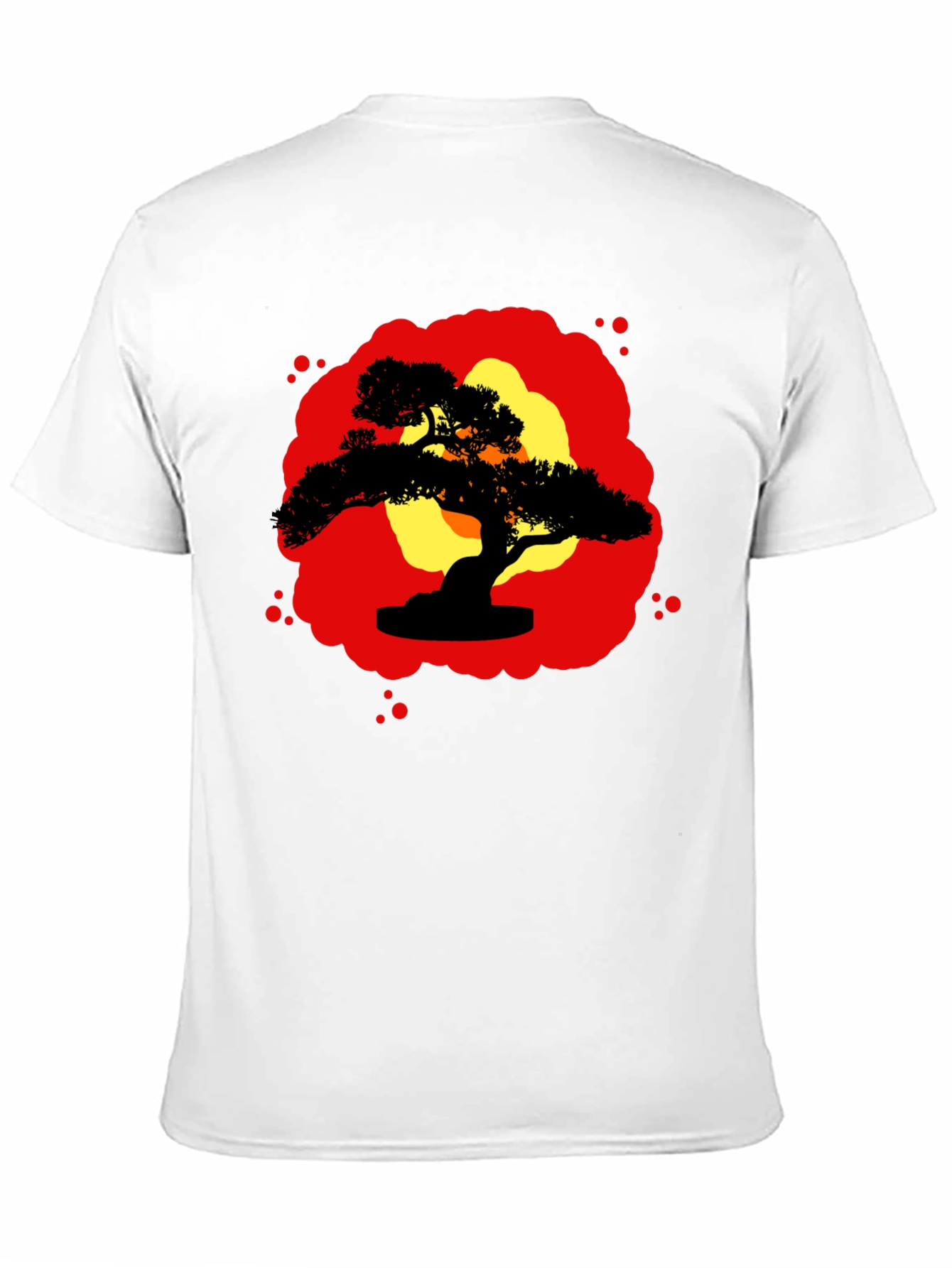Bonsai Silhouette Graphic Tee - Zen Style Shirt