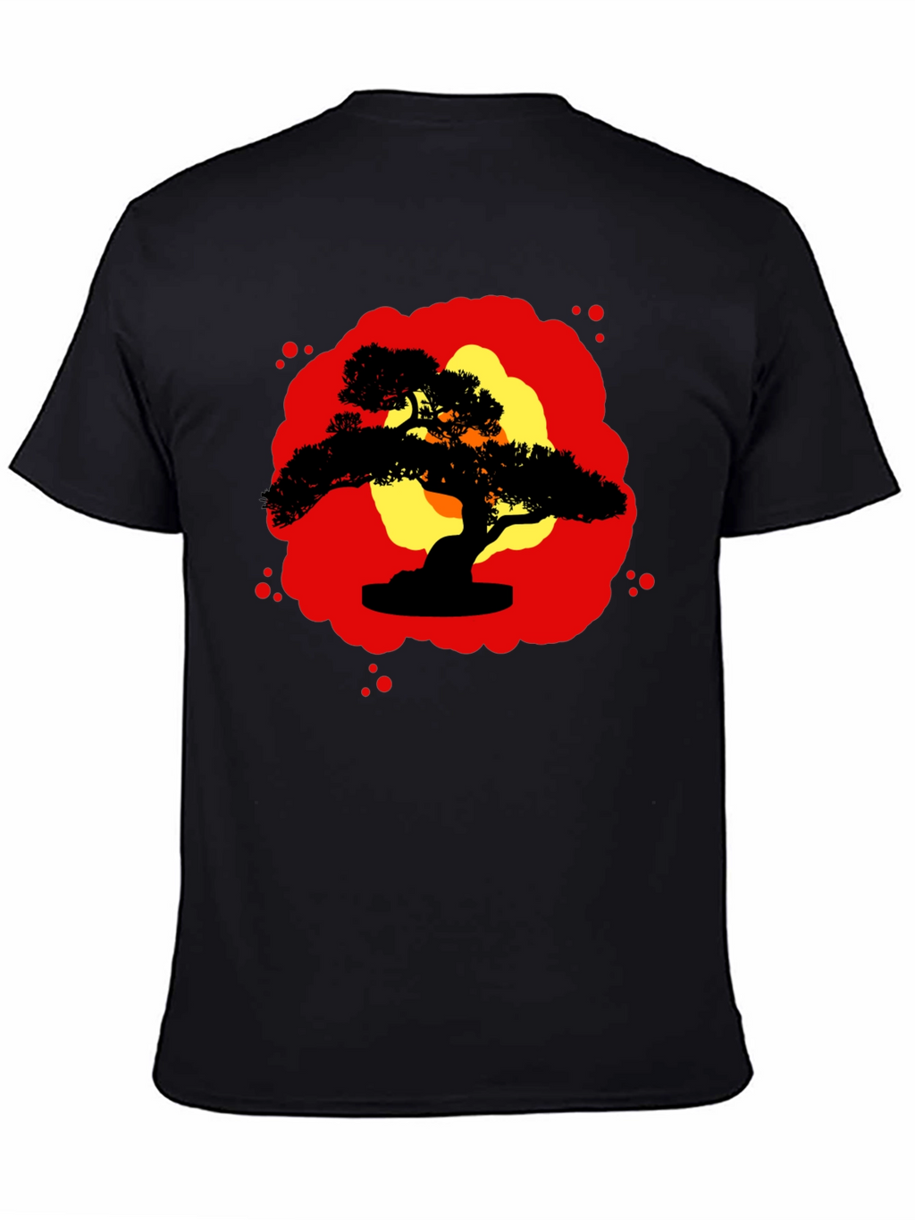 Bonsai Silhouette Graphic Tee - Zen Style Shirt