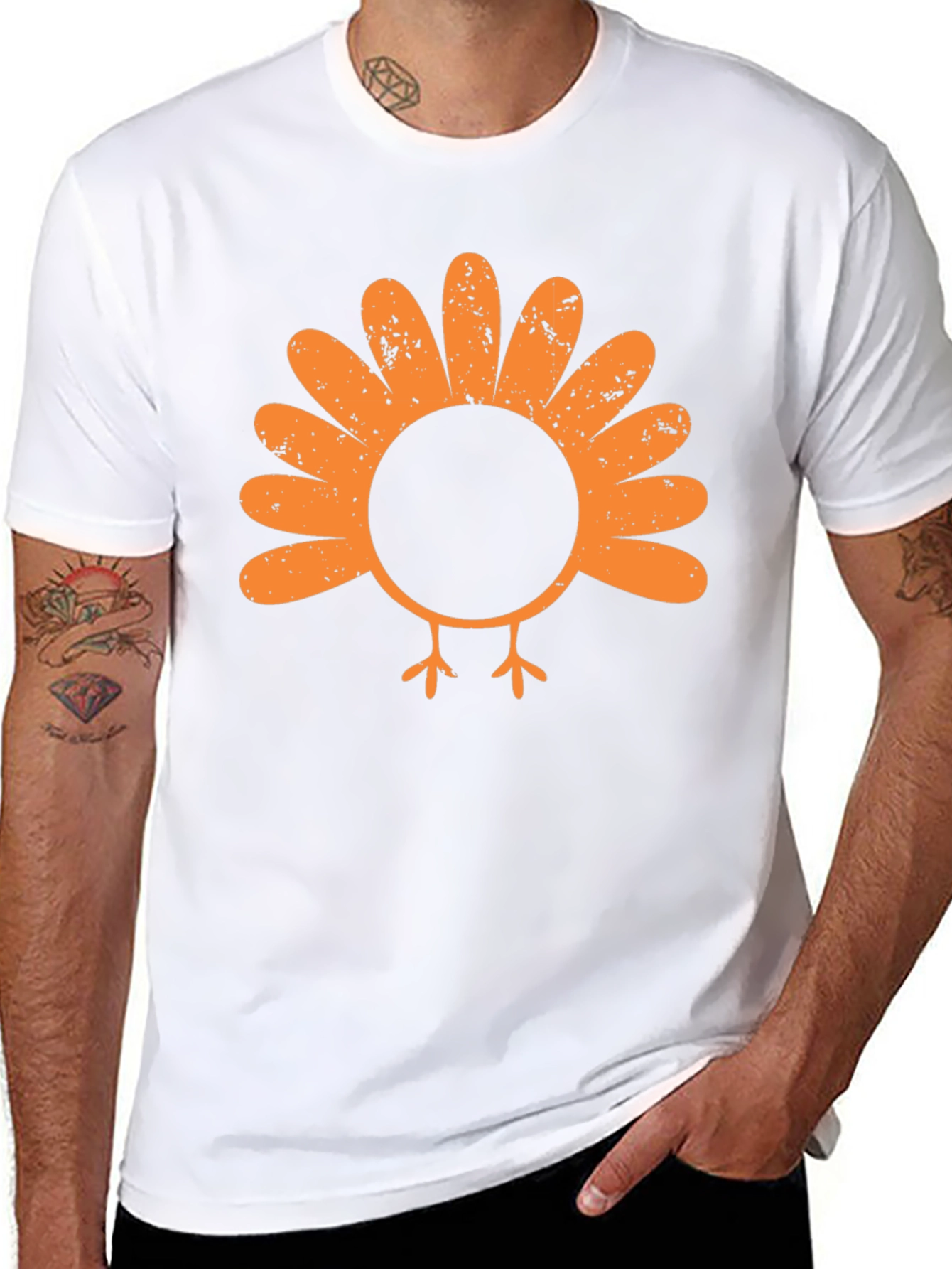Turkey Graphic Tee - Thanksgiving T-Shirt