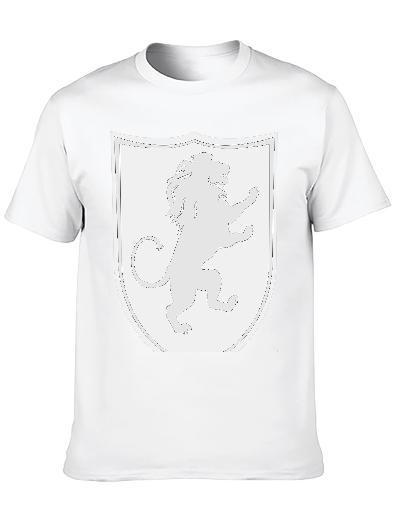 Lion Rampant Shield Black T-Shirt