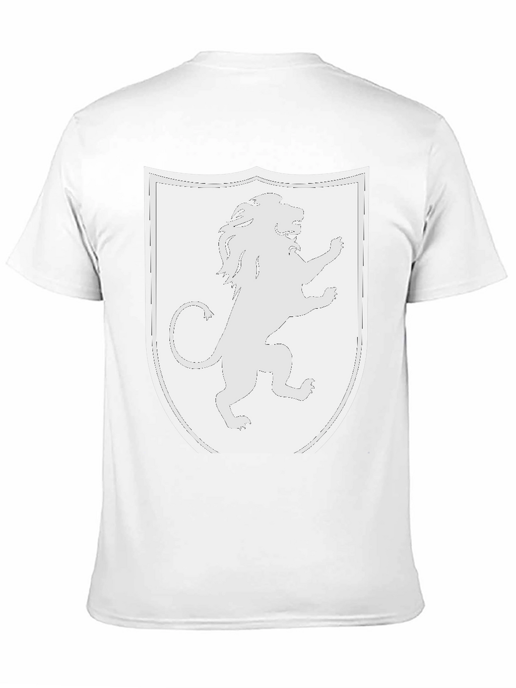 Lion Rampant Shield Black T-Shirt