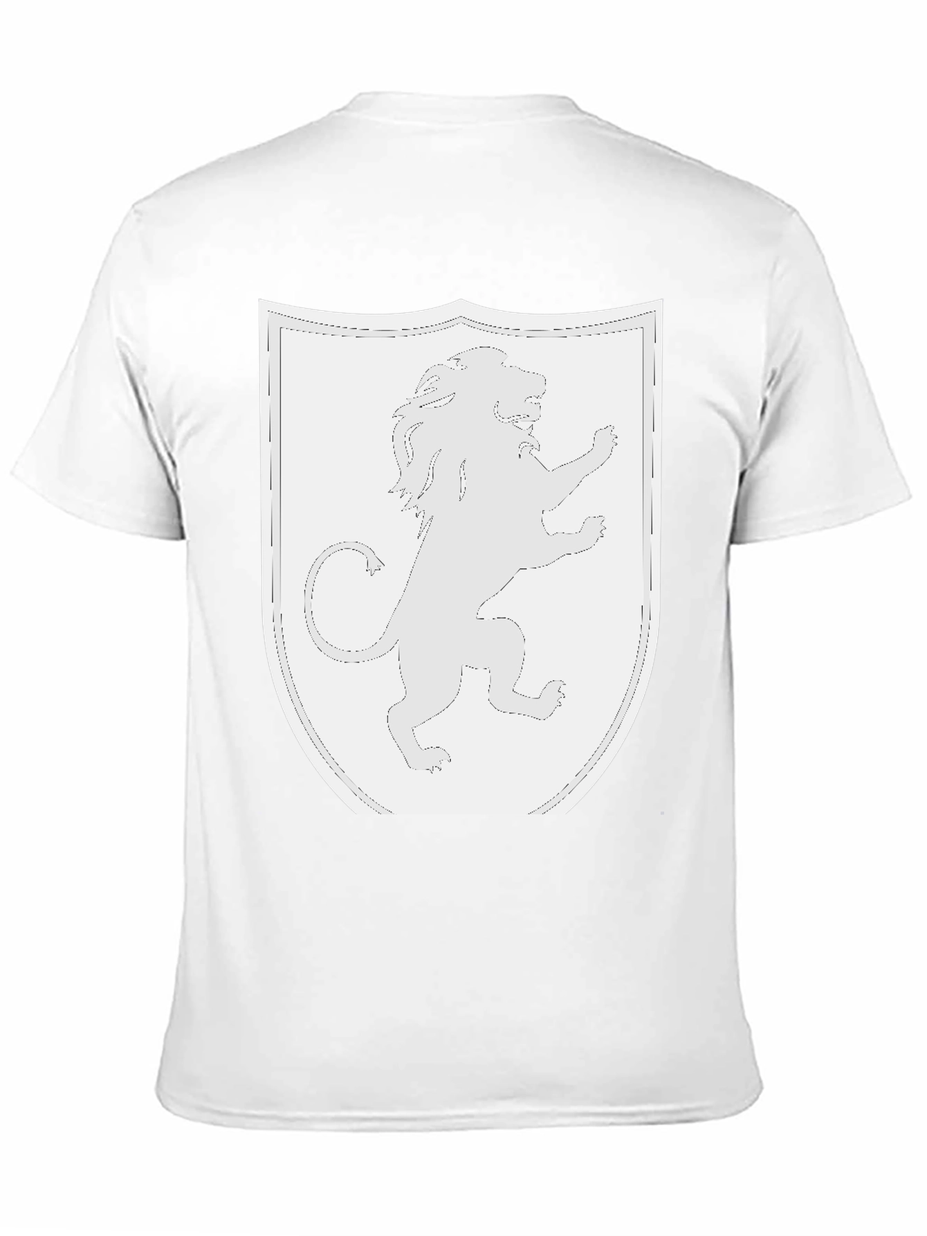 Lion Rampant Shield Black T-Shirt