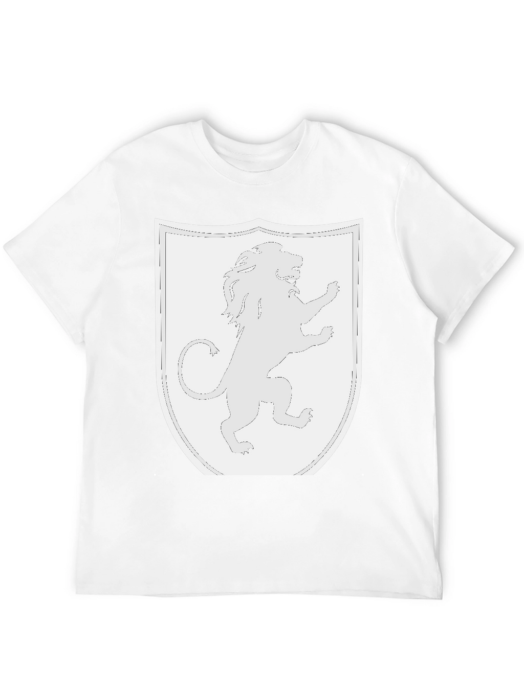 Lion Rampant Shield Black T-Shirt