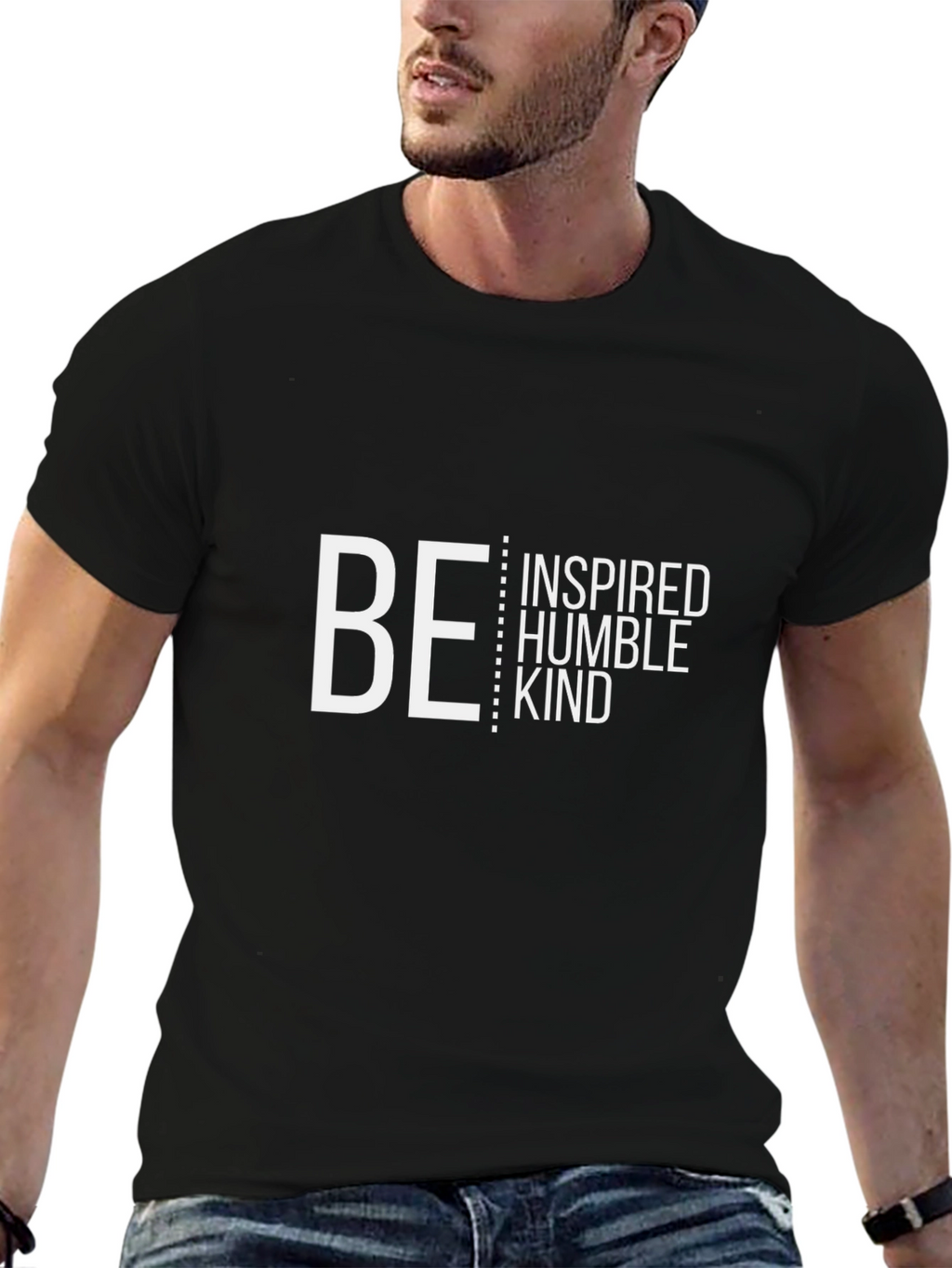 Be Inspired Humble Kind Black T-Shirt