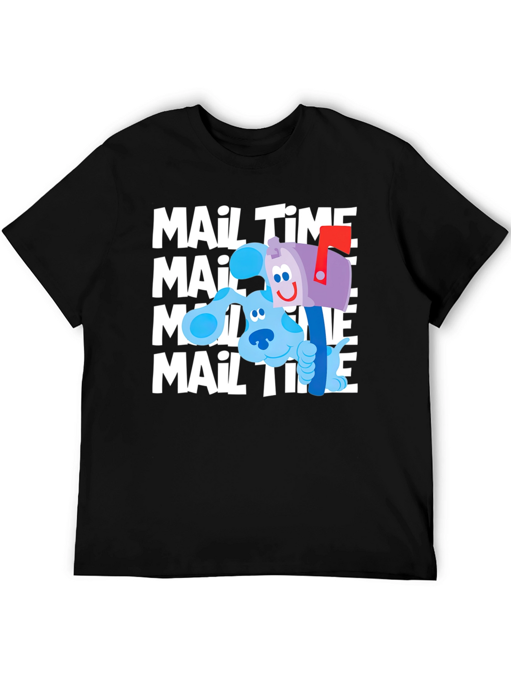 Blues Clues Mail Time Black T-Shirt