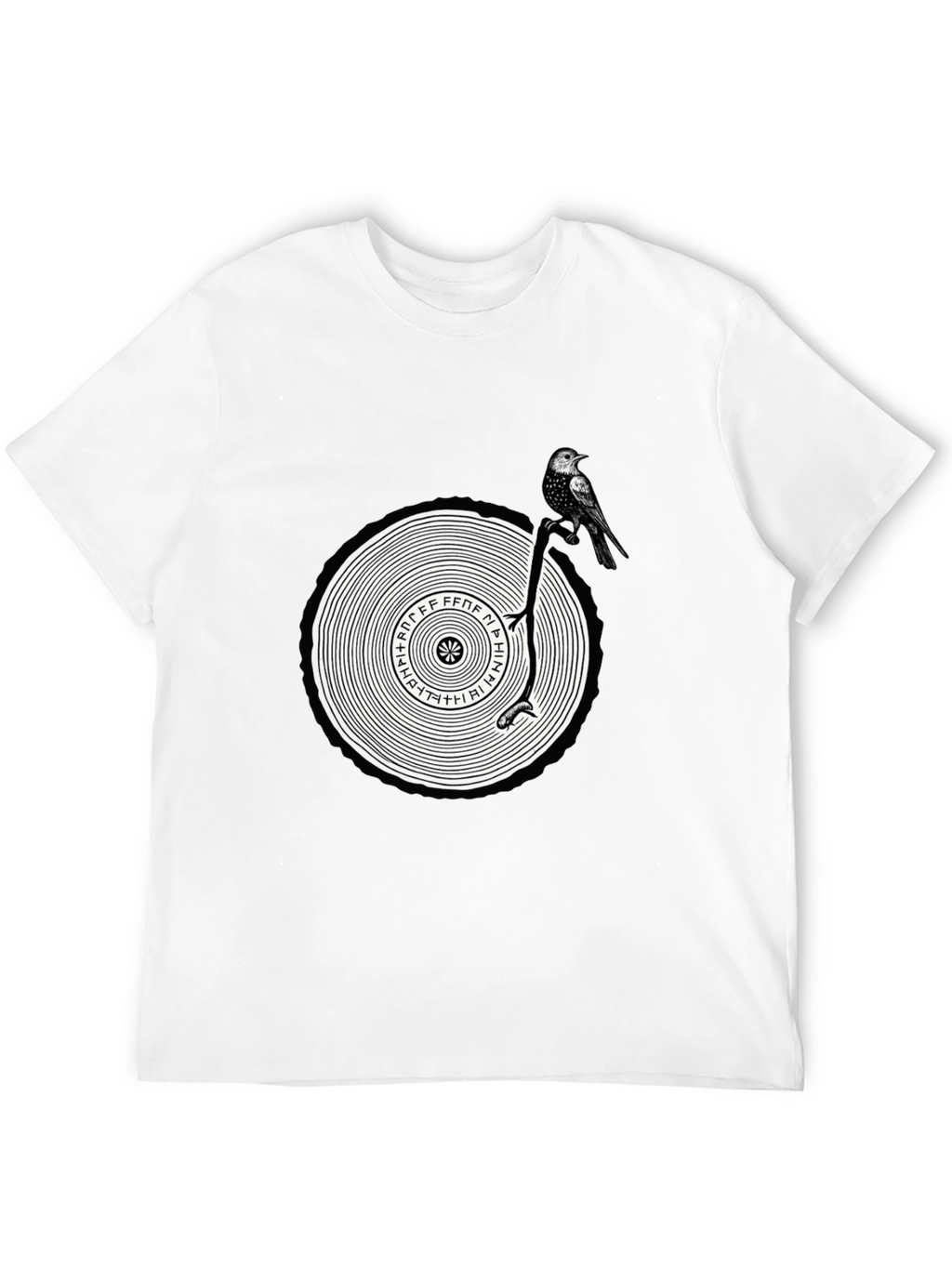 Mystic Bird Tree Ring Graphic Tee