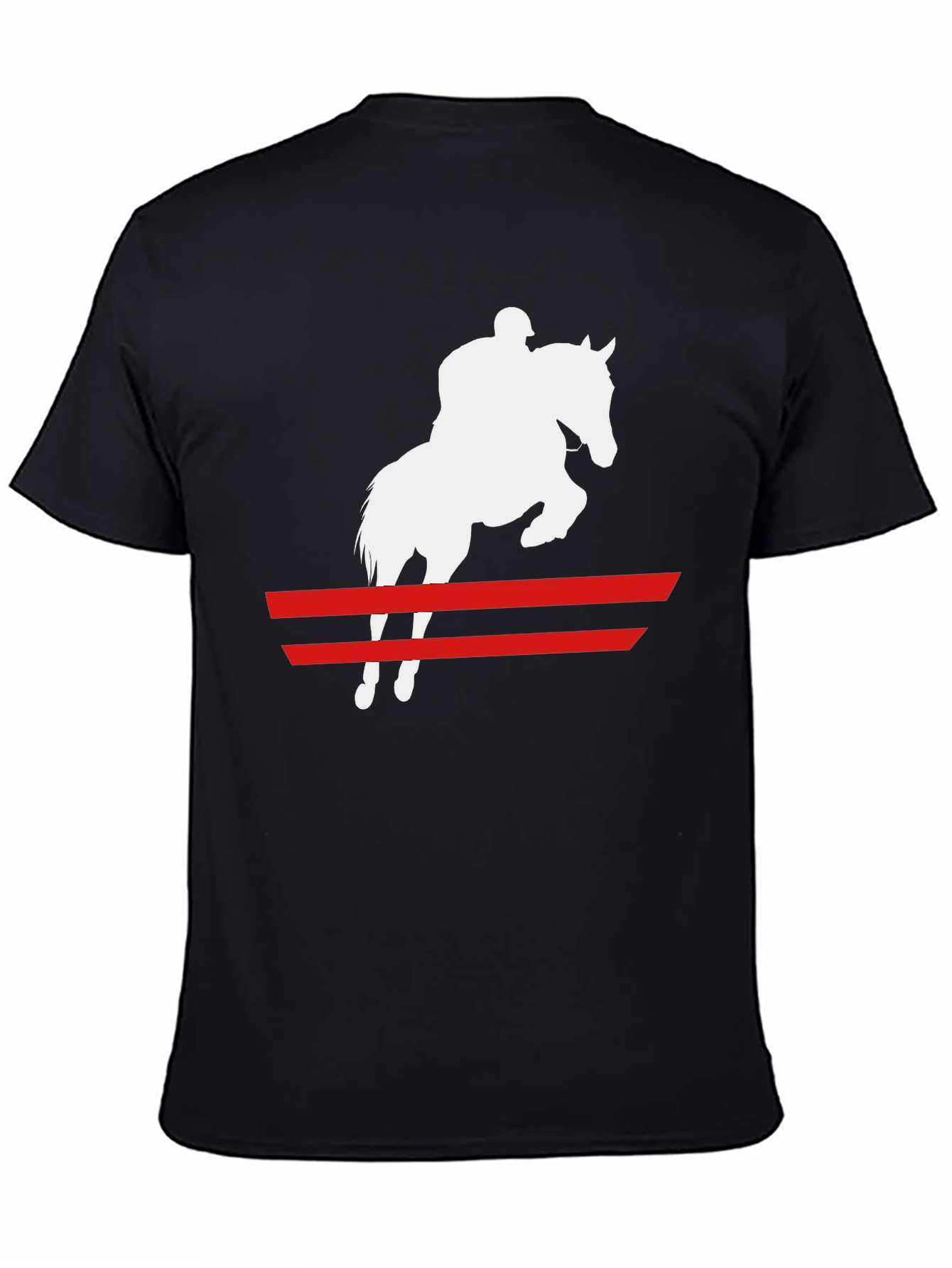 Equestrian Rider T-Shirt: Horse Jumping Graphic Tee
