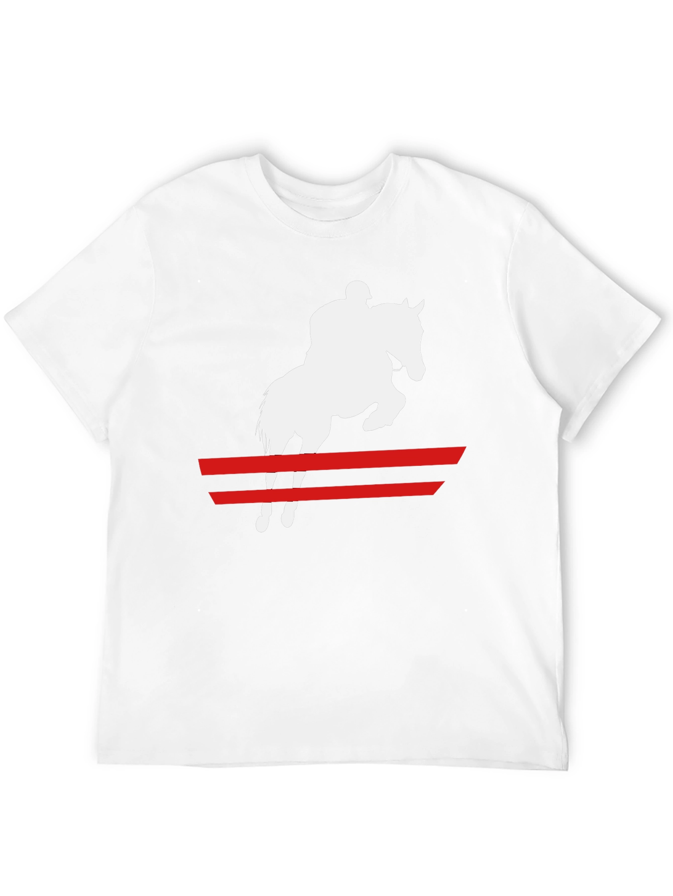 Equestrian Rider T-Shirt: Horse Jumping Graphic Tee