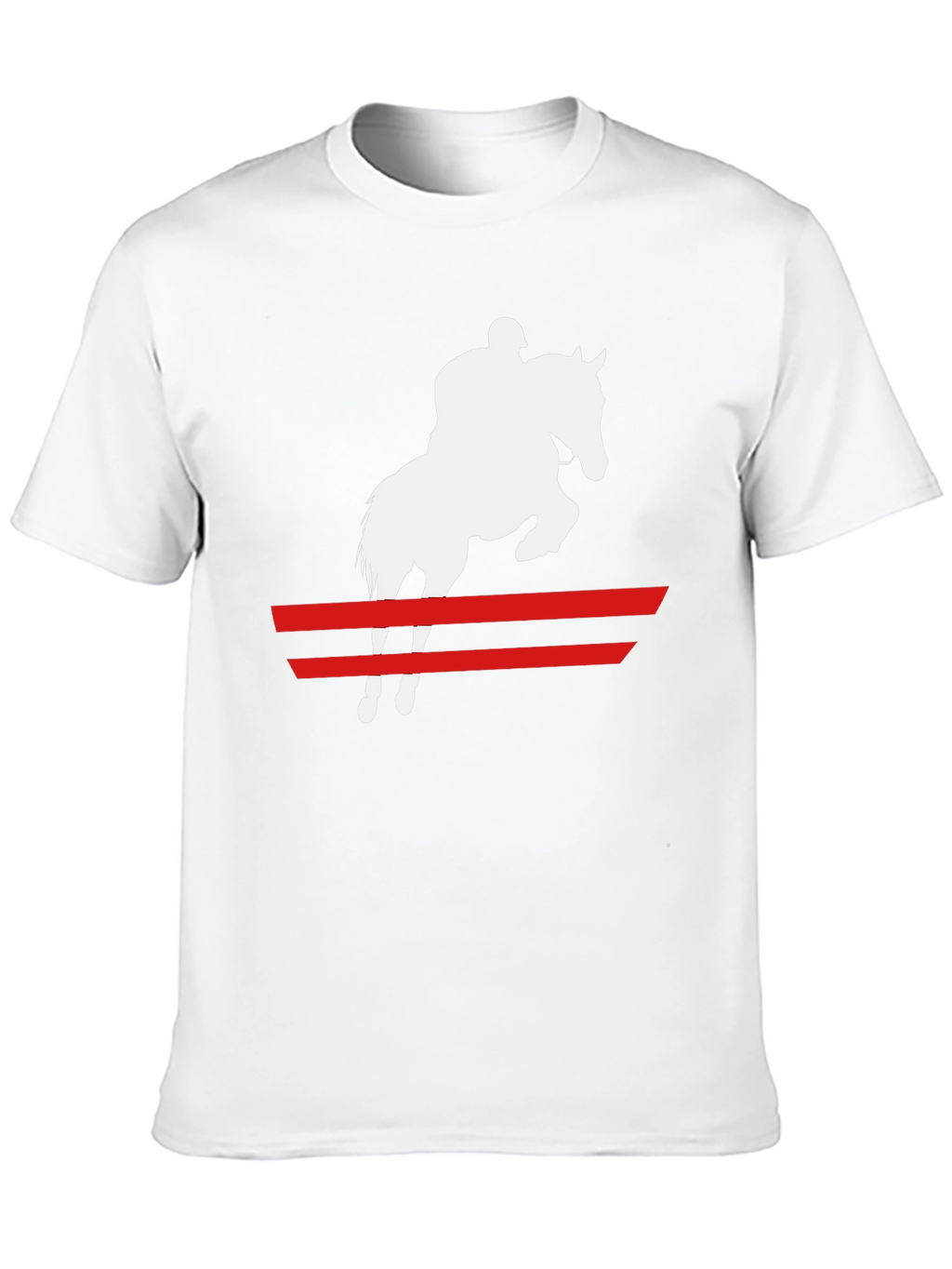 Equestrian Rider T-Shirt: Horse Jumping Graphic Tee