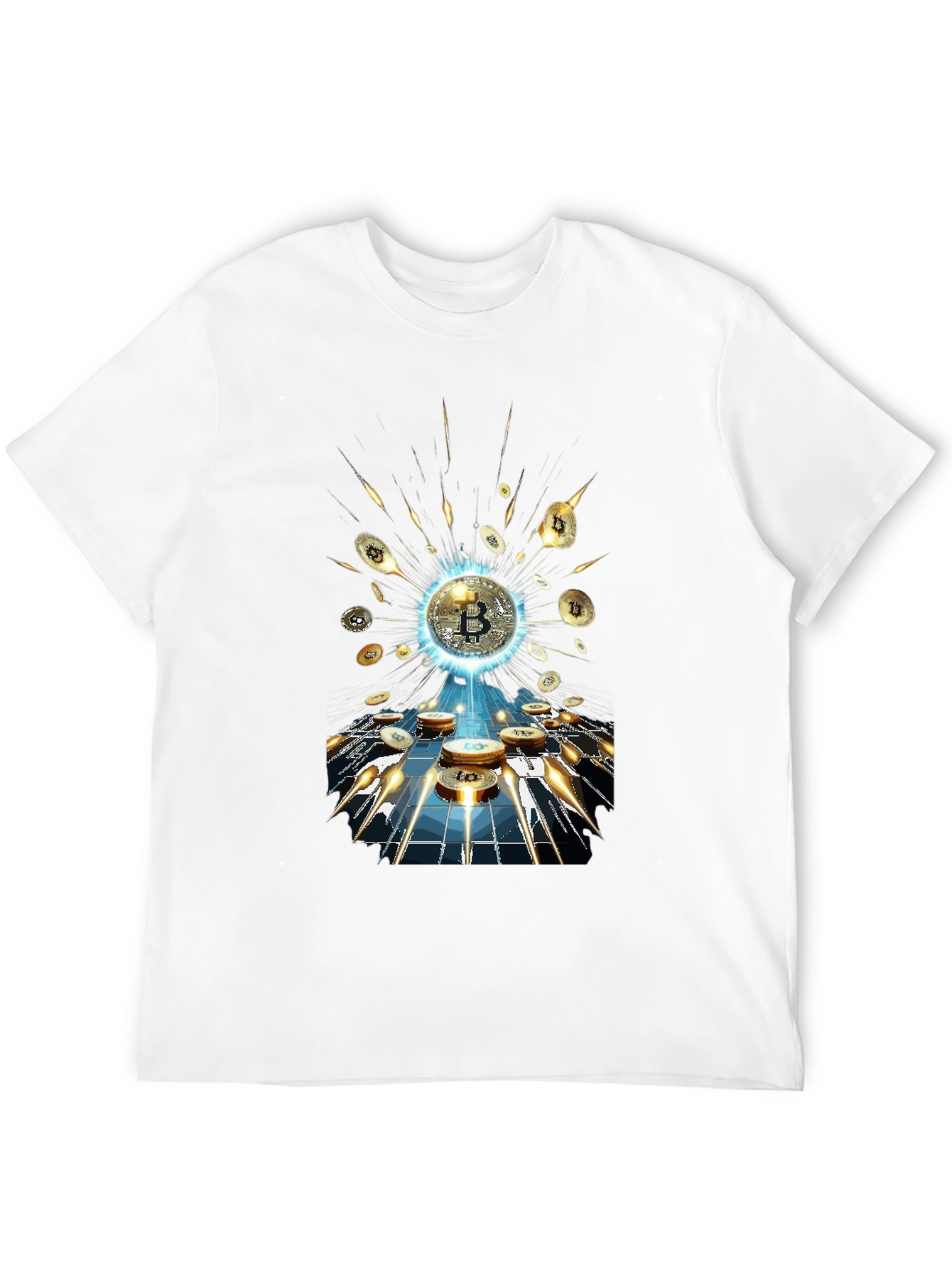 Bitcoin Burst T-Shirt - Crypto Currency Tee