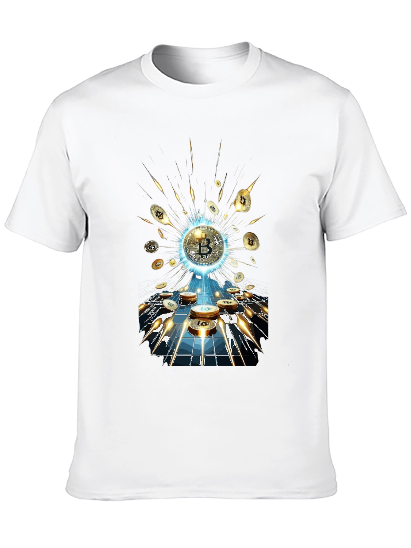 Bitcoin Burst T-Shirt - Crypto Currency Tee
